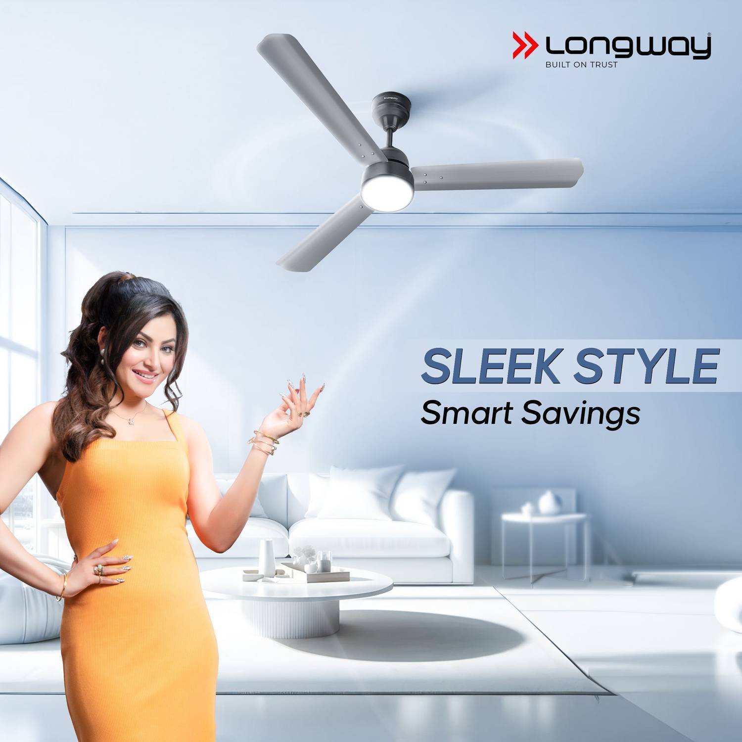 Longway Luminair 1200mm Ceiling Fan with BLDC Motor - Image 3