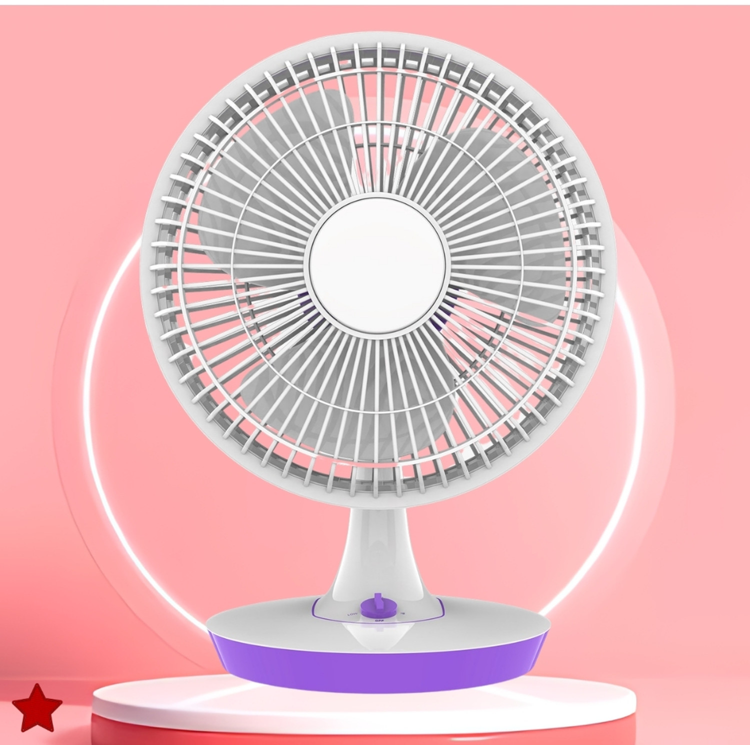 Image of SYARA Mini Ac Cooler for Room Cooling 300mm(12Inch.) Electric Table Fan For HomeBE418 Silent Operation 300 mm Table Fan