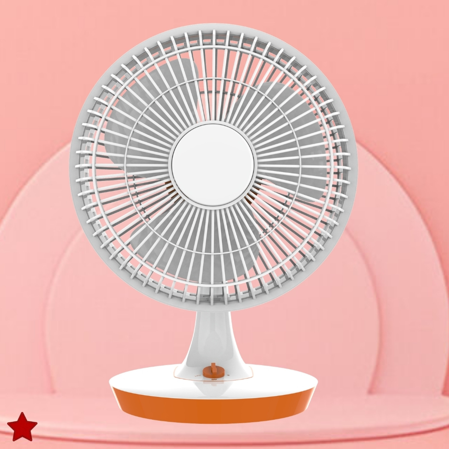 Image of SACRO Mini Ac Cooler for Room Cooling 300mm(12Inch.) Electric Table Fan For HomeXR204 Silent Operation 300 mm Table Fan