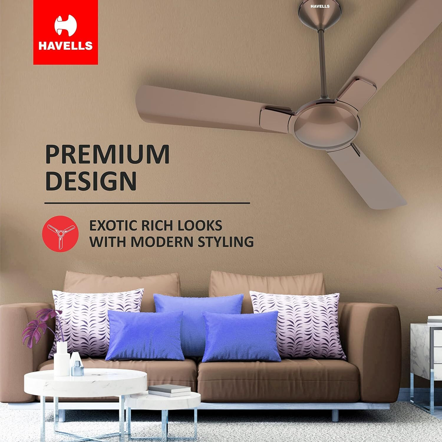 Image of HAVELLS Enticer ES with 2 Year Warranty 1200 mm Ceiling Fan