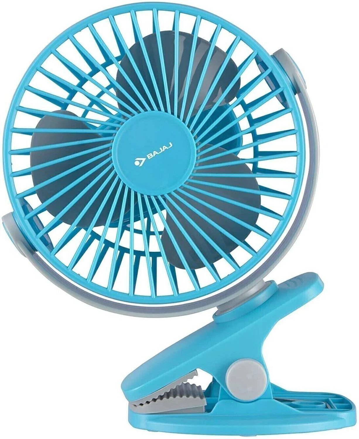 Bajaj Pygmy 110mm 3 Blade Blue Table Fan - Image 1