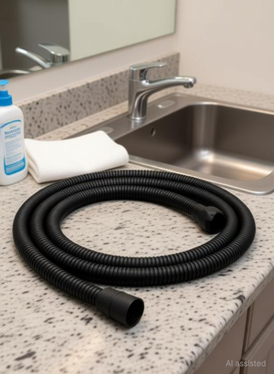 Image of PRARAMBH Stainless Steel 1.5 meter Shower Tube Pipe Hose For Toilet Bidet Faucet Faucet Faucet Stem