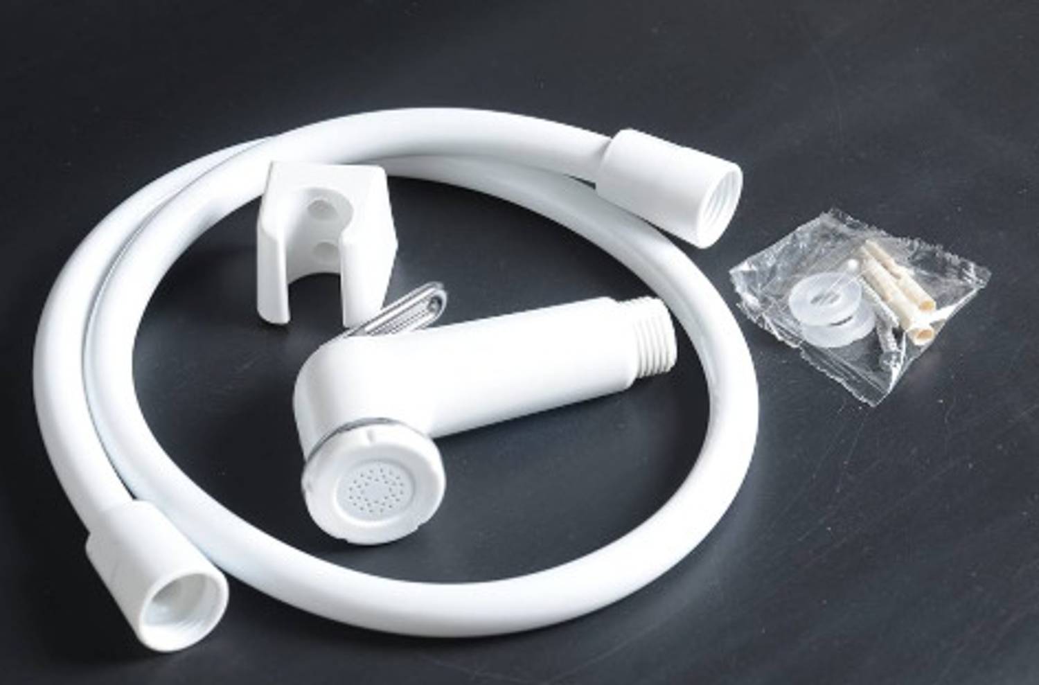 Bathub POLO Milky Set (Pack of 1) Health Faucet (Wall Mount) Jet Spray Faucet Handle