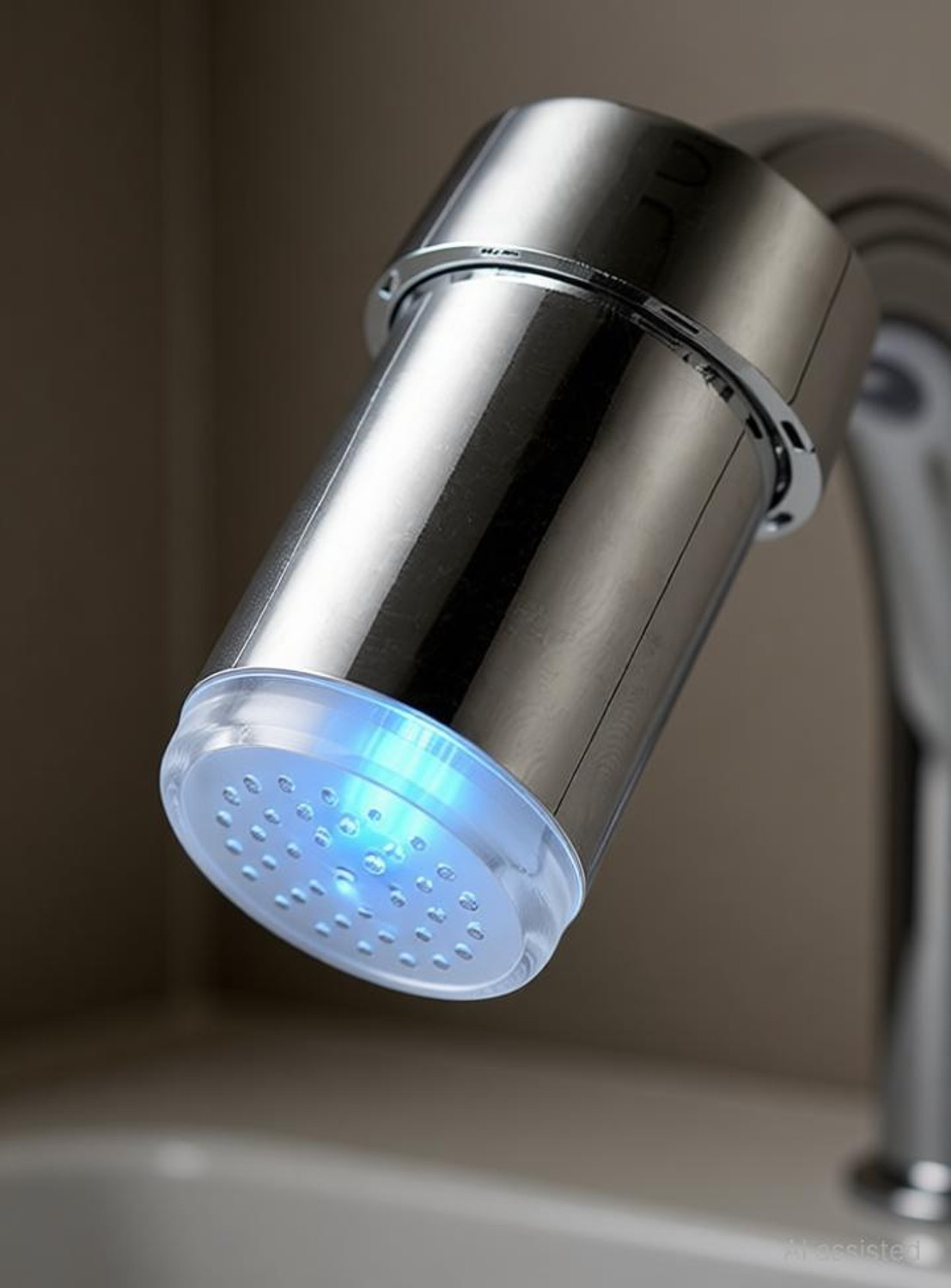 Image of SIGMASTONE LED Faucet Light for Bathroom & Kitchen, No Batteries Needed (Pack of 2) Bib Tap Faucet (Single Handle Installation Type)
