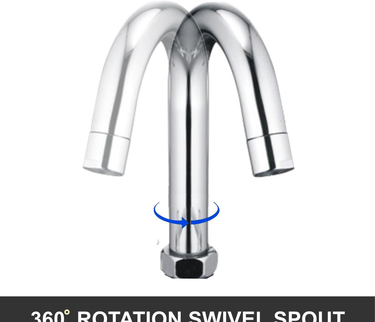Image of DRIZZLE Sink Mixer Flora Brass Faucet Set
