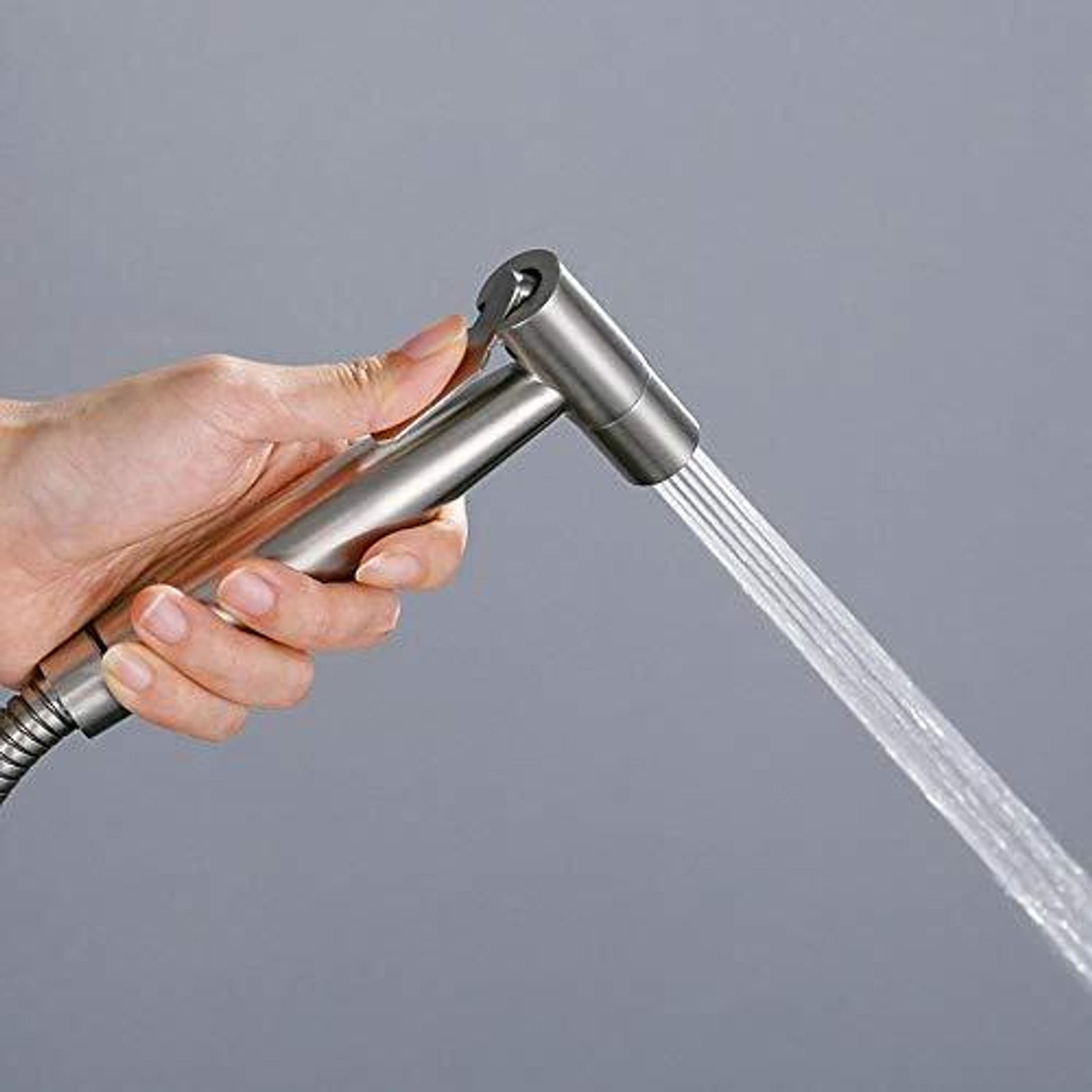 Image of Superex Stainless Steel Health Faucet for Bathroom, Toilet Jet Spray Gun Health Faucet (Spout Installation Type)