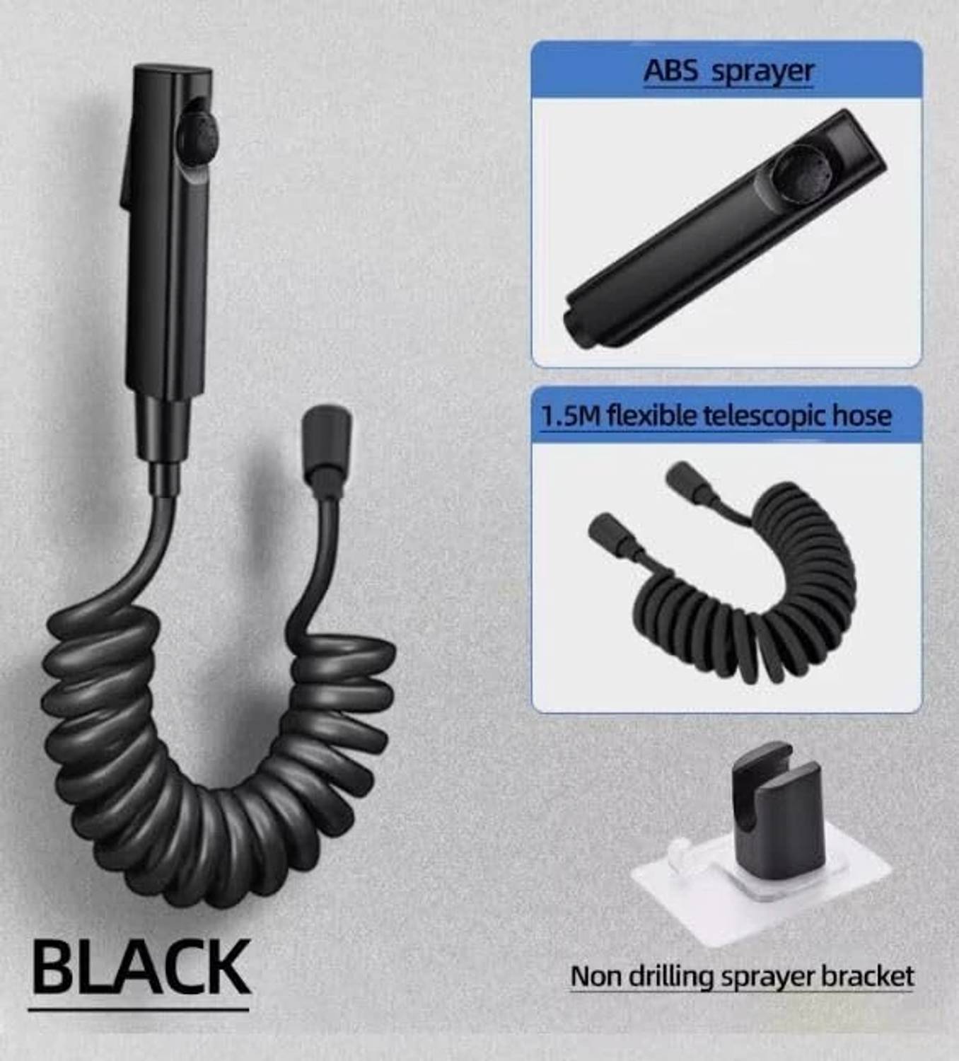 Branco ABS Flushing Sprayer 12 Water Outflow Heads Health Faucet for Bathroom Health  Faucet