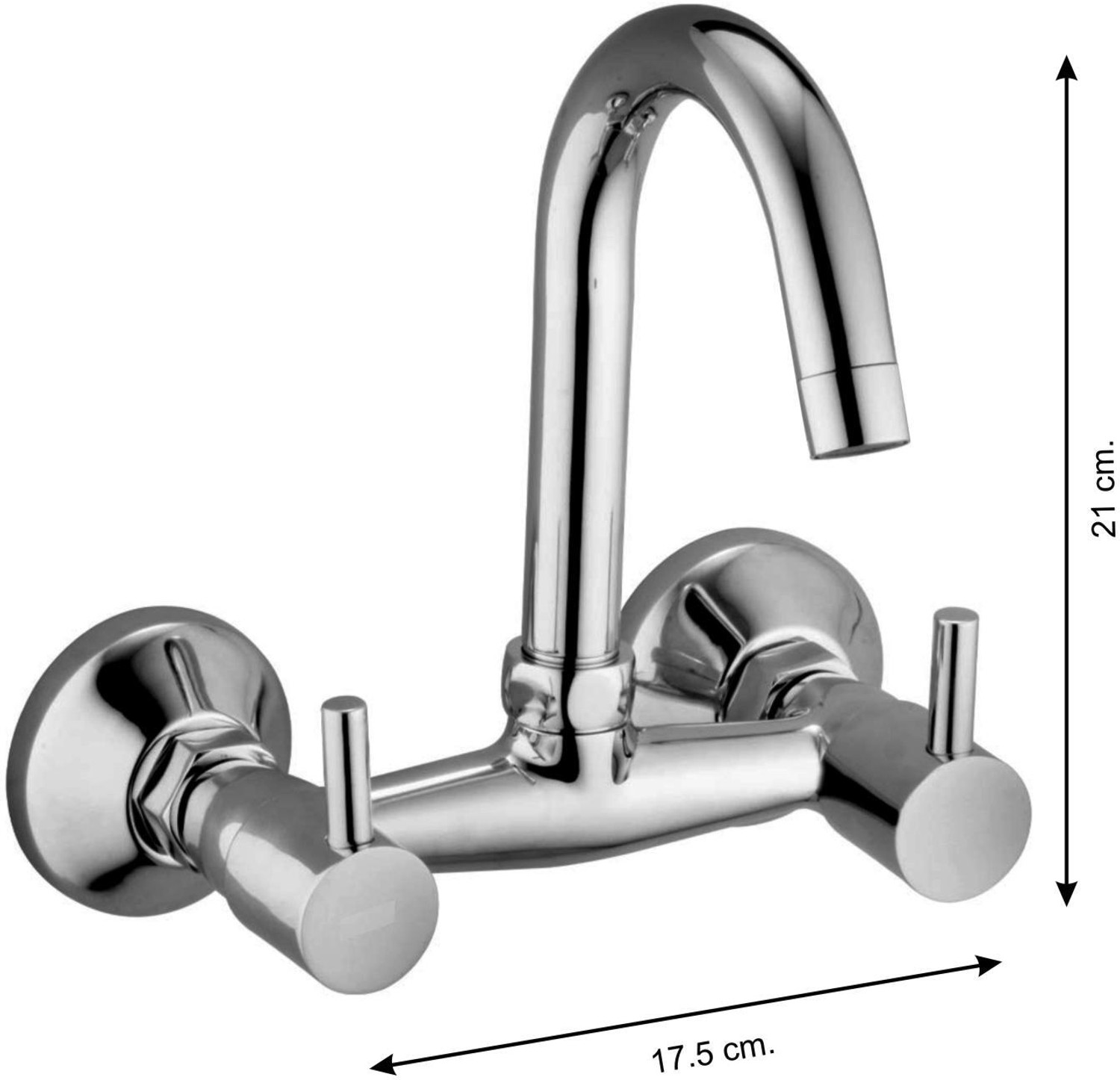 Image of DRIZZLE Sink Mixer Flora Brass Faucet Set
