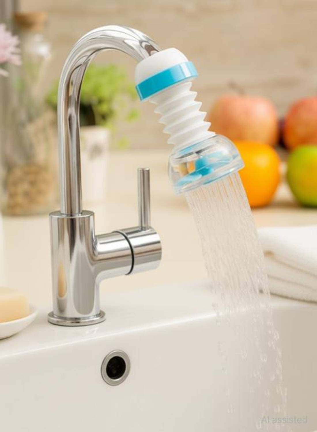 AVADHI FASHION AF WATER FAUCET Flexible Water Saving Kitchen Tap 360 Degree Home Rotatable Faucet Aerator Extender Nozzel Health  Faucet