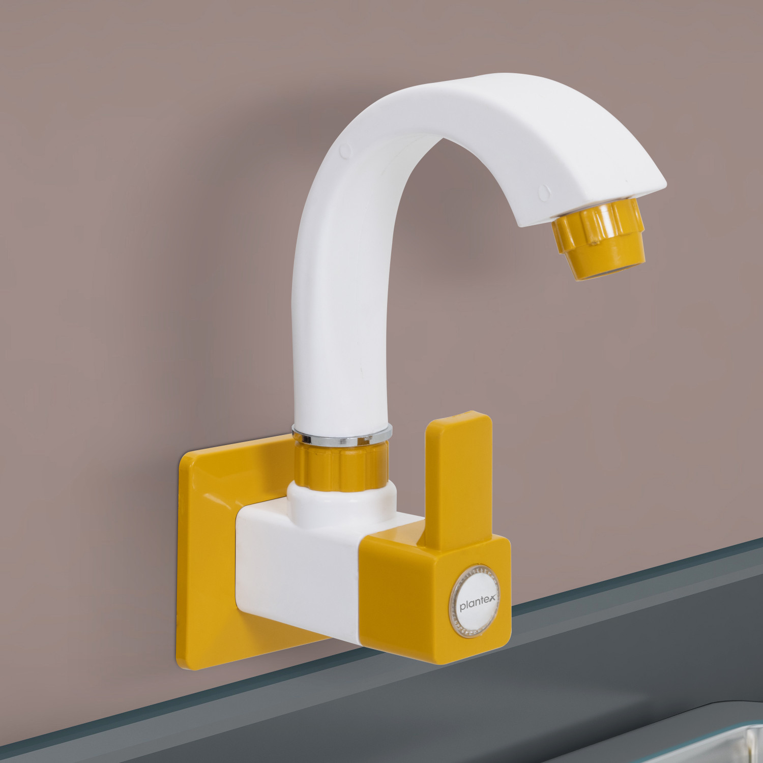 Image of Impulse by Plantex PTMT EDS-125 Single Lever Sink Cock 360 Degree Swivel Spout for Kitchen Faucet /Sink Cock Spout Faucet