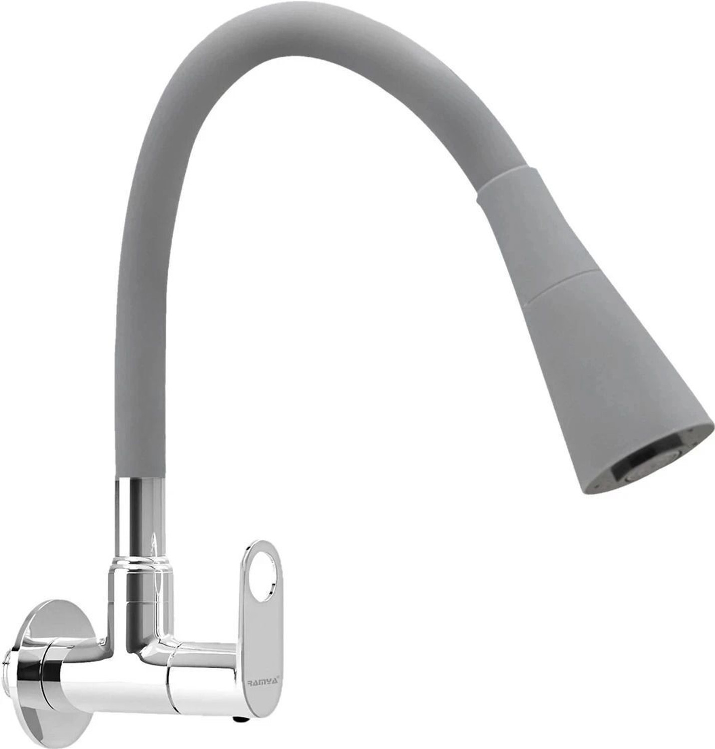 Image of Ramya ORNAMIX Smart Flexible Sink Tap Grey (With 360 Degree Flexible Silicon Hose & Dual Flow Pattern) Cold Water Tap Pillar Tap Faucet