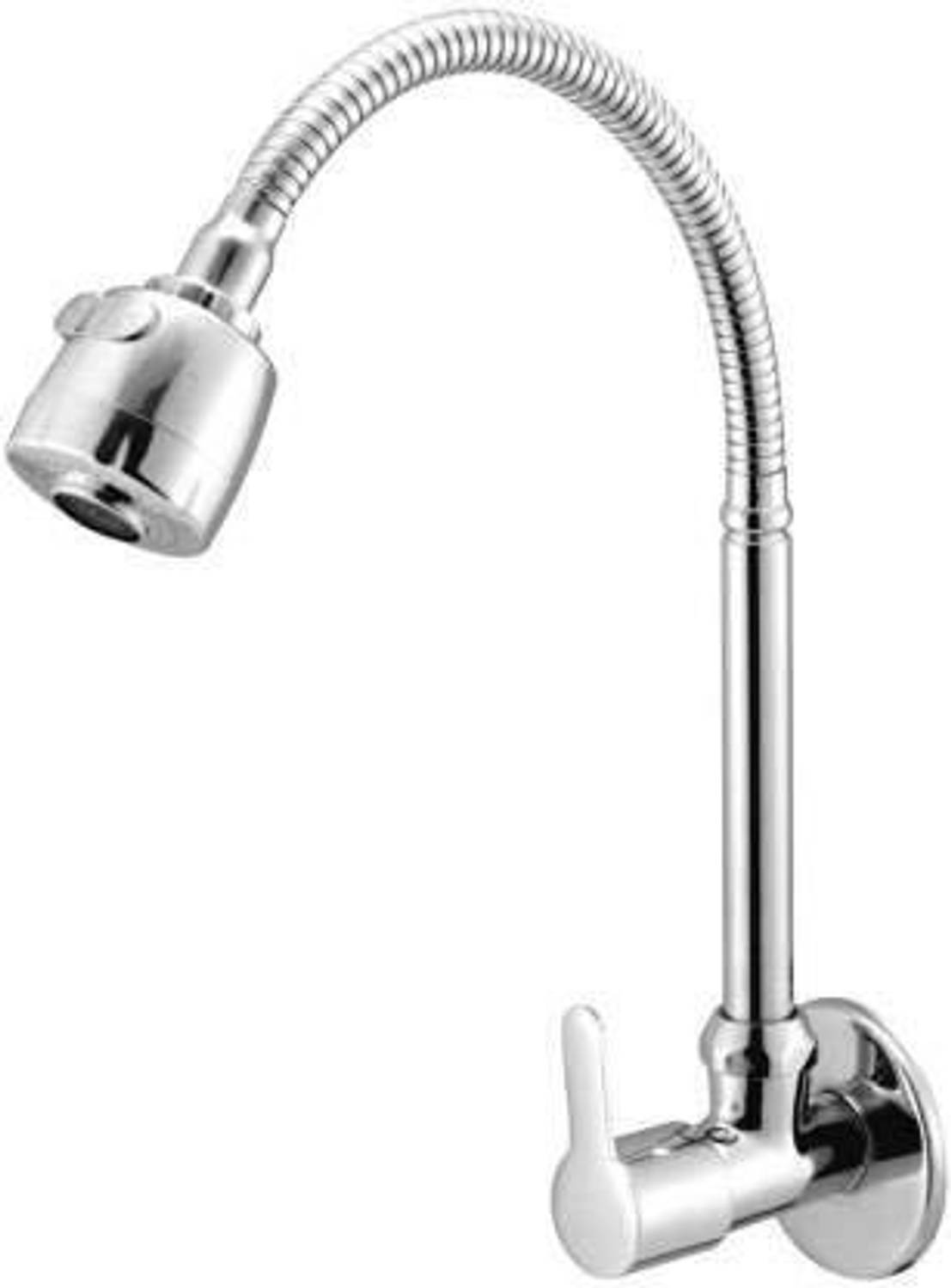 HouseOfCommon Orange (Brass) Kitchen Sink Spray Spout Flexible Sink Cock with Flange Pillar Tap Faucet
