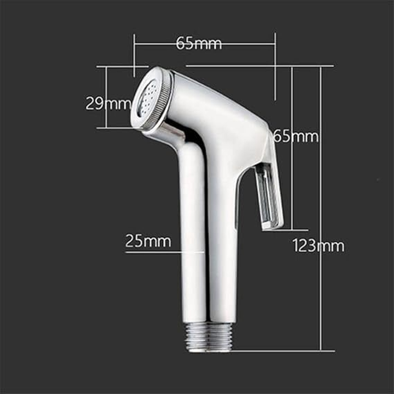 Image of Kyari - ABS Conti Bidget Spray Gun Health Faucet ( Without Tube ) HF-10684 For Toilet / Bathroom / Pet Bath / Garden Health Faucet