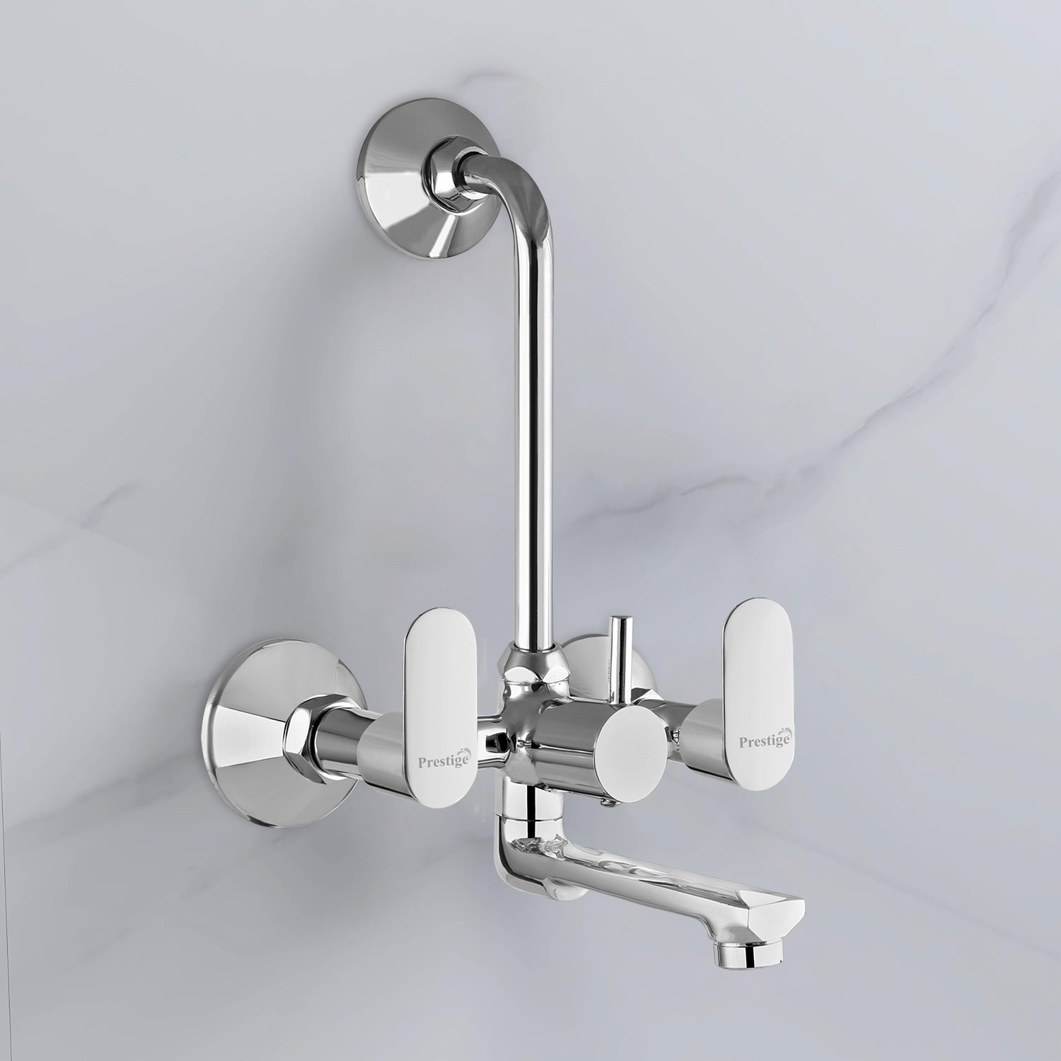 Image of Prestige Ocean Telphonic Wall Bend Wall Mixer Faucet