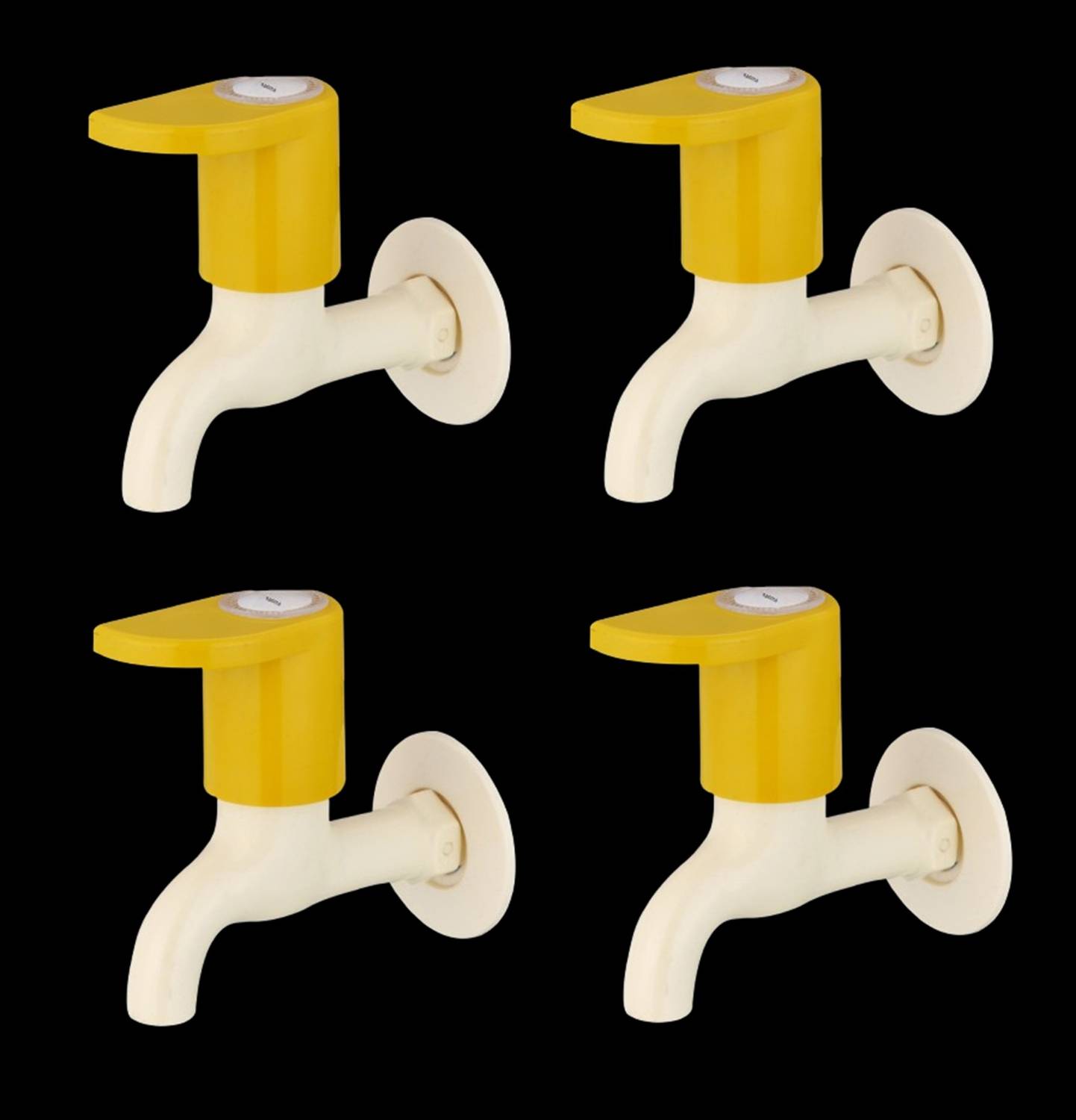 Ramya Ivory Bib Cock Tap Pack of 4 - Image 1
