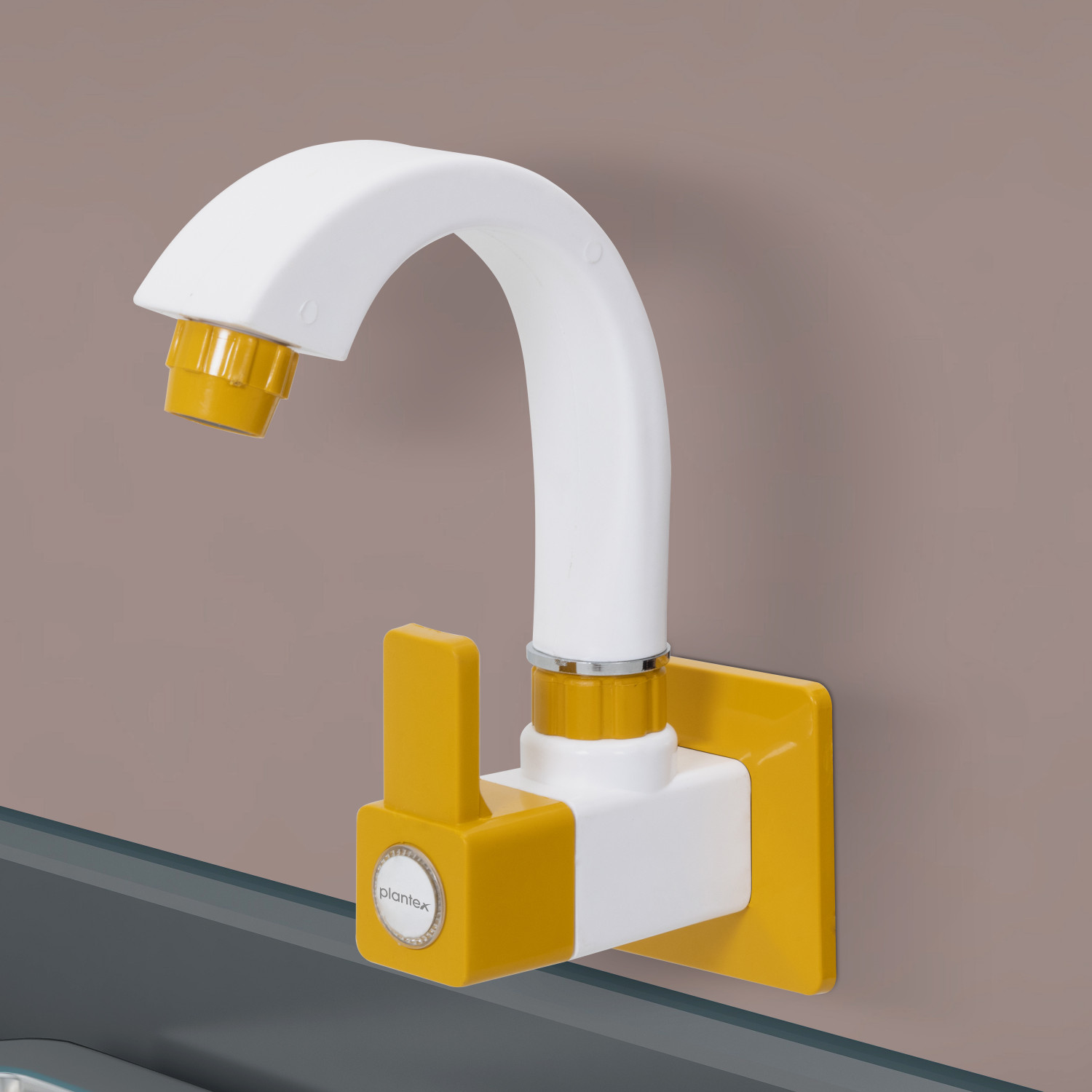 Image of Impulse by Plantex PTMT EDS-125 Single Lever Sink Cock 360 Degree Swivel Spout for Kitchen Faucet /Sink Cock Spout Faucet