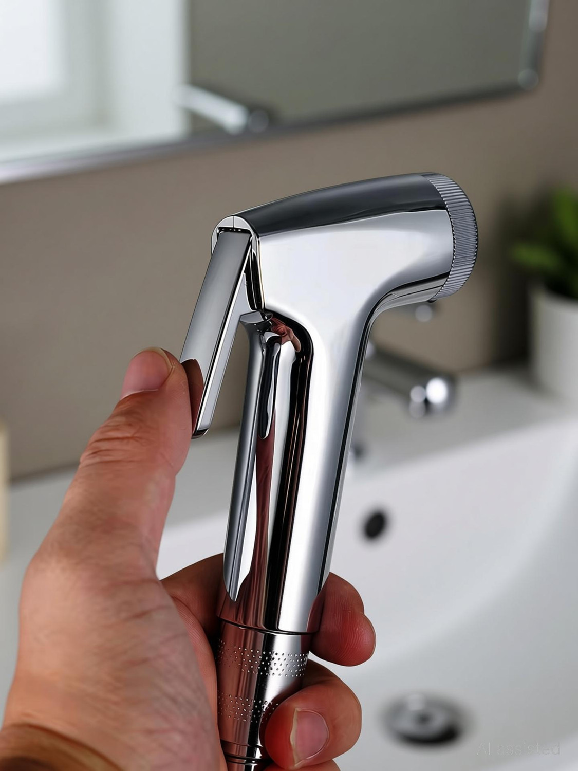 Image of Kyari - ABS Conti Bidget Spray Gun Health Faucet ( Without Tube ) HF-10684 For Toilet / Bathroom / Pet Bath / Garden Health Faucet