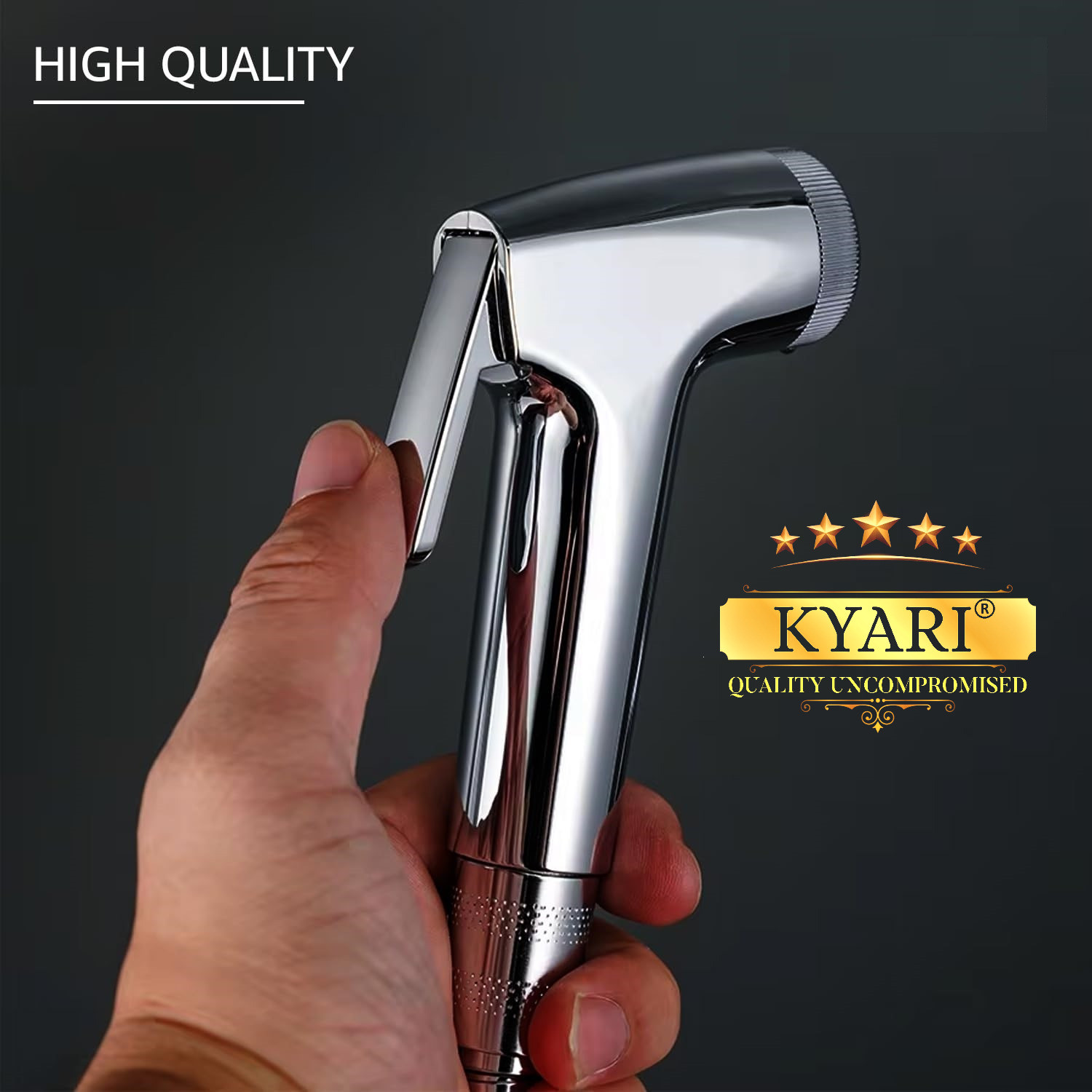 Image of Kyari - ABS Conti Bidget Spray Gun Health Faucet ( Without Tube ) HF-10684 For Toilet / Bathroom / Pet Bath / Garden Health Faucet