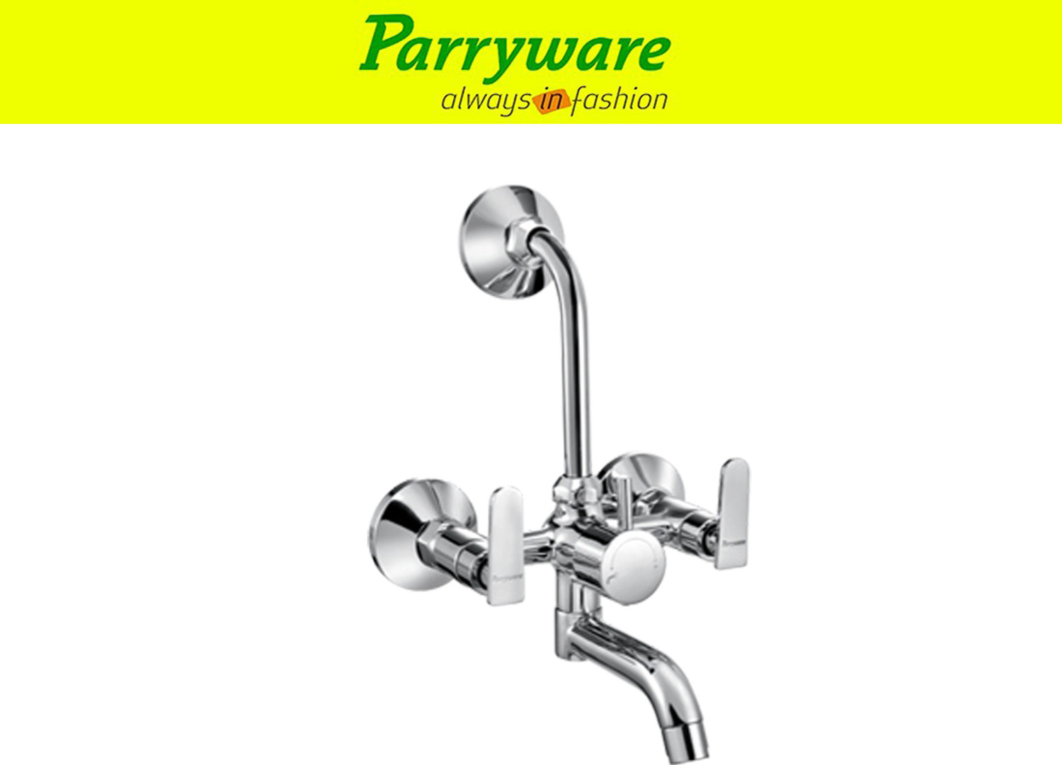Image of Parryware Casa brass wall mixer 2 in 1 set of 1 pic 038 Casa wallmixer 2 in 1 Wall Mixer Faucet