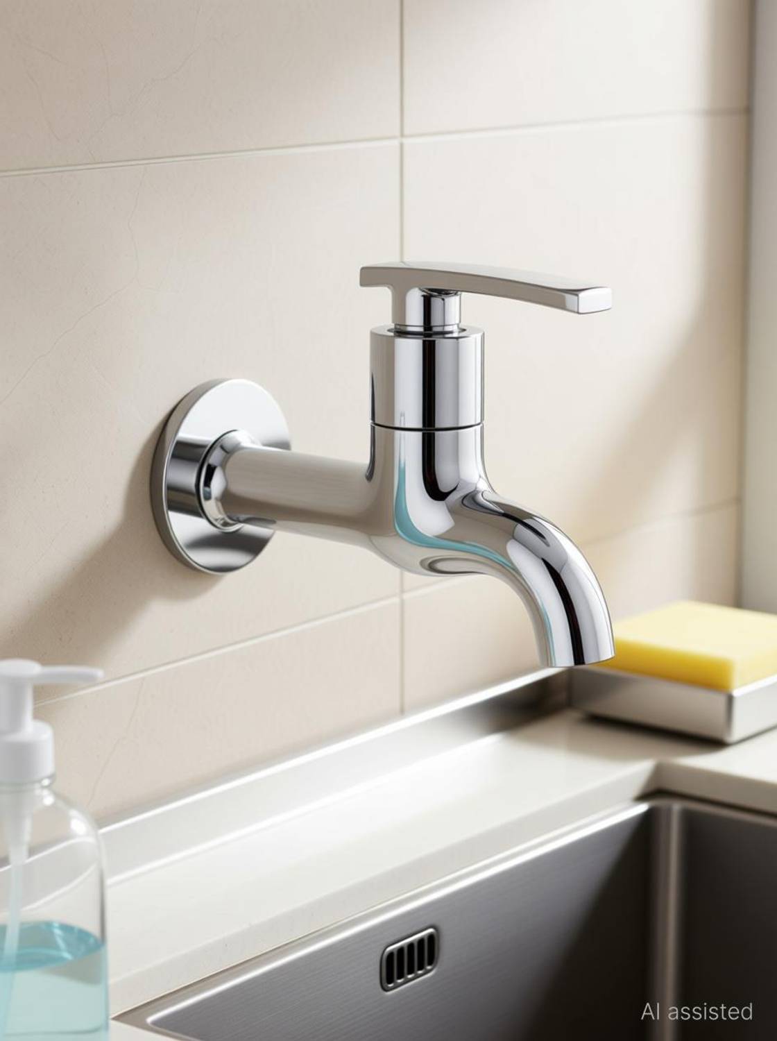 10x by 10X Brass Long Body / Long nose For bathroom/Kitchen NV=8123 Bib Tap Faucet