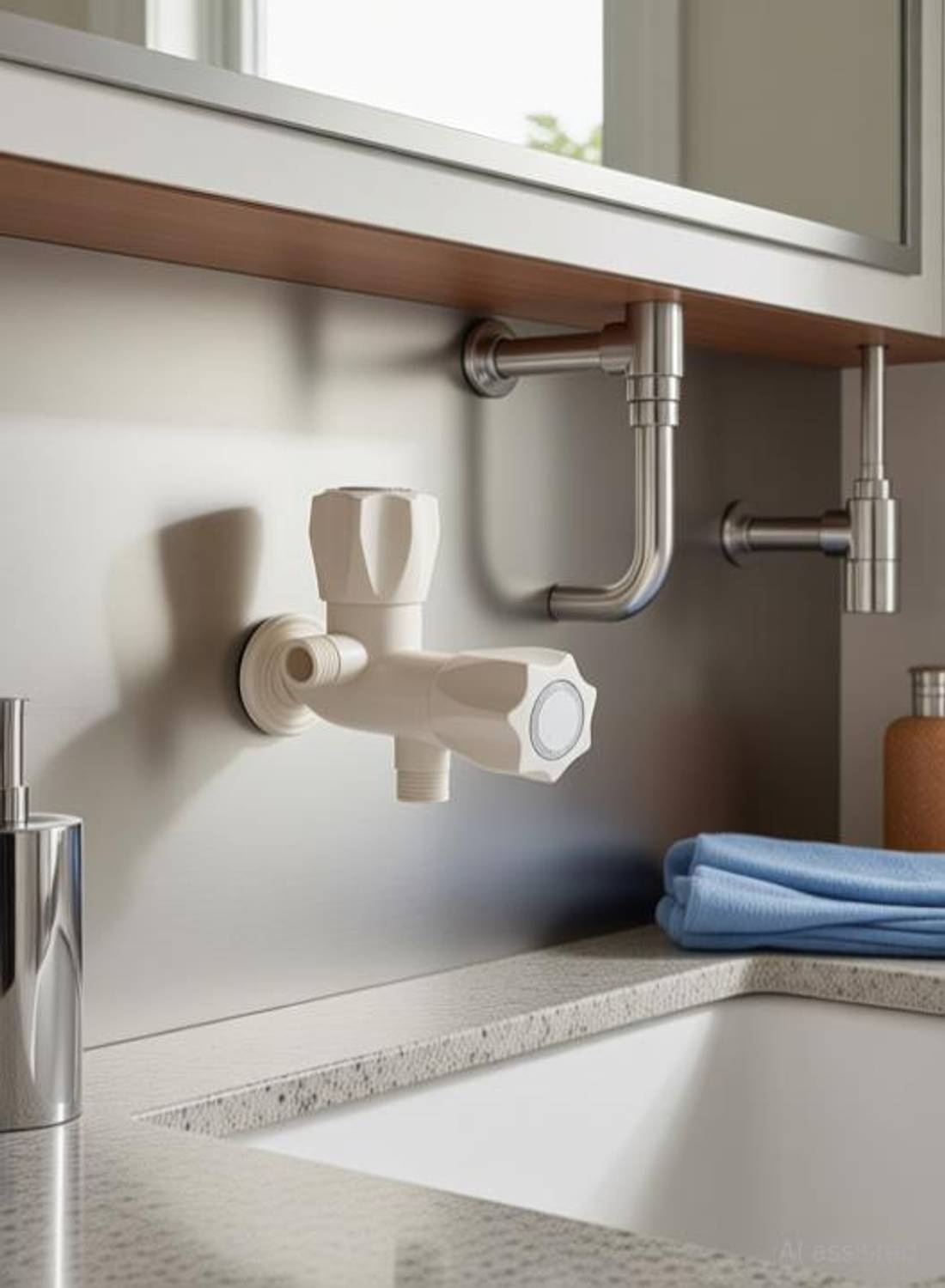 droptech by Droptech 2 in 1 Angel bib cock Water Tap Two Way Angel Faucet Angel Cock, Angel Valve Bib Tap Faucet