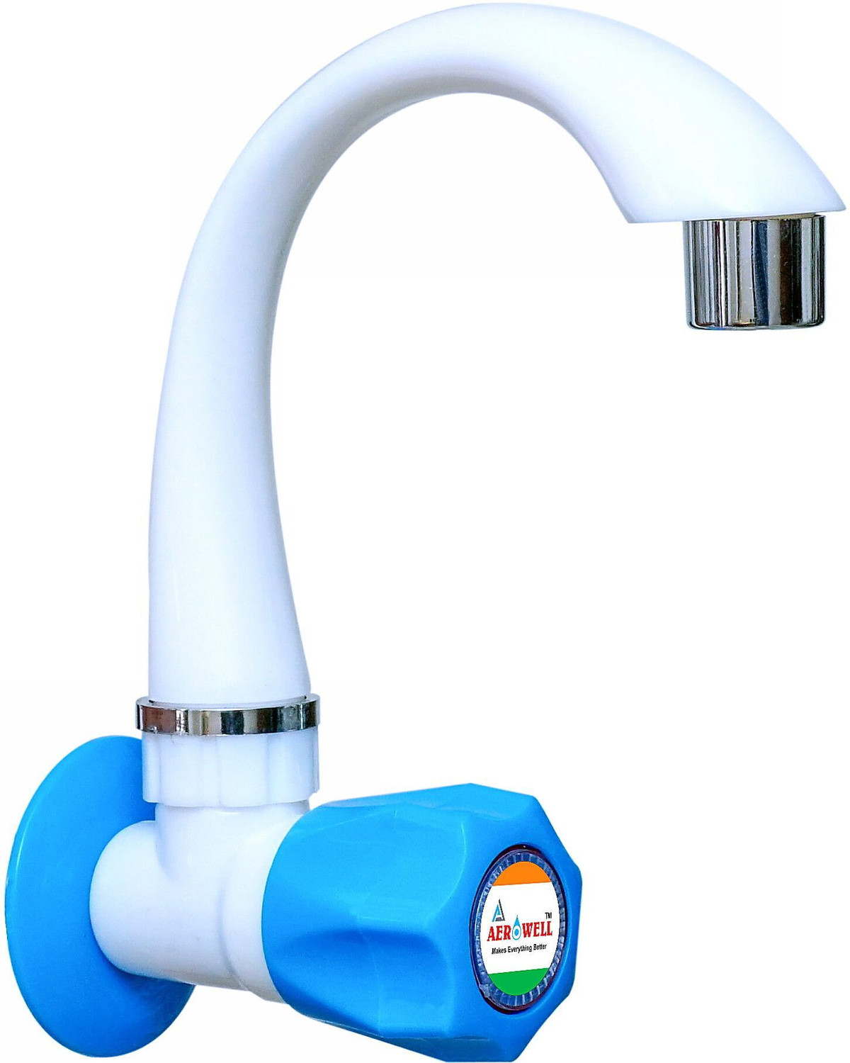 Image of aerowell pvc tap Kitchen Mixer Fine Blue Faucet POLO Sink Cock for Kitchen /Bathroom Wash Basins Bib Tap Faucet