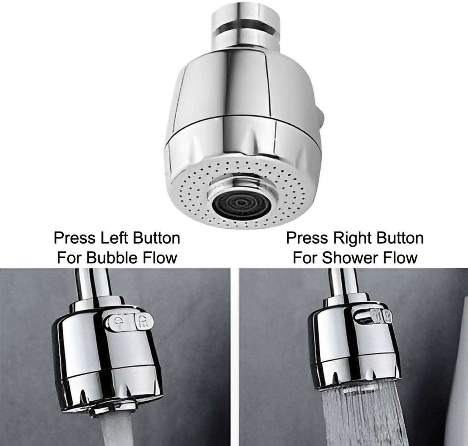 Flipkart SmartBuy Flexible Silver Hose Faucet - Image 3