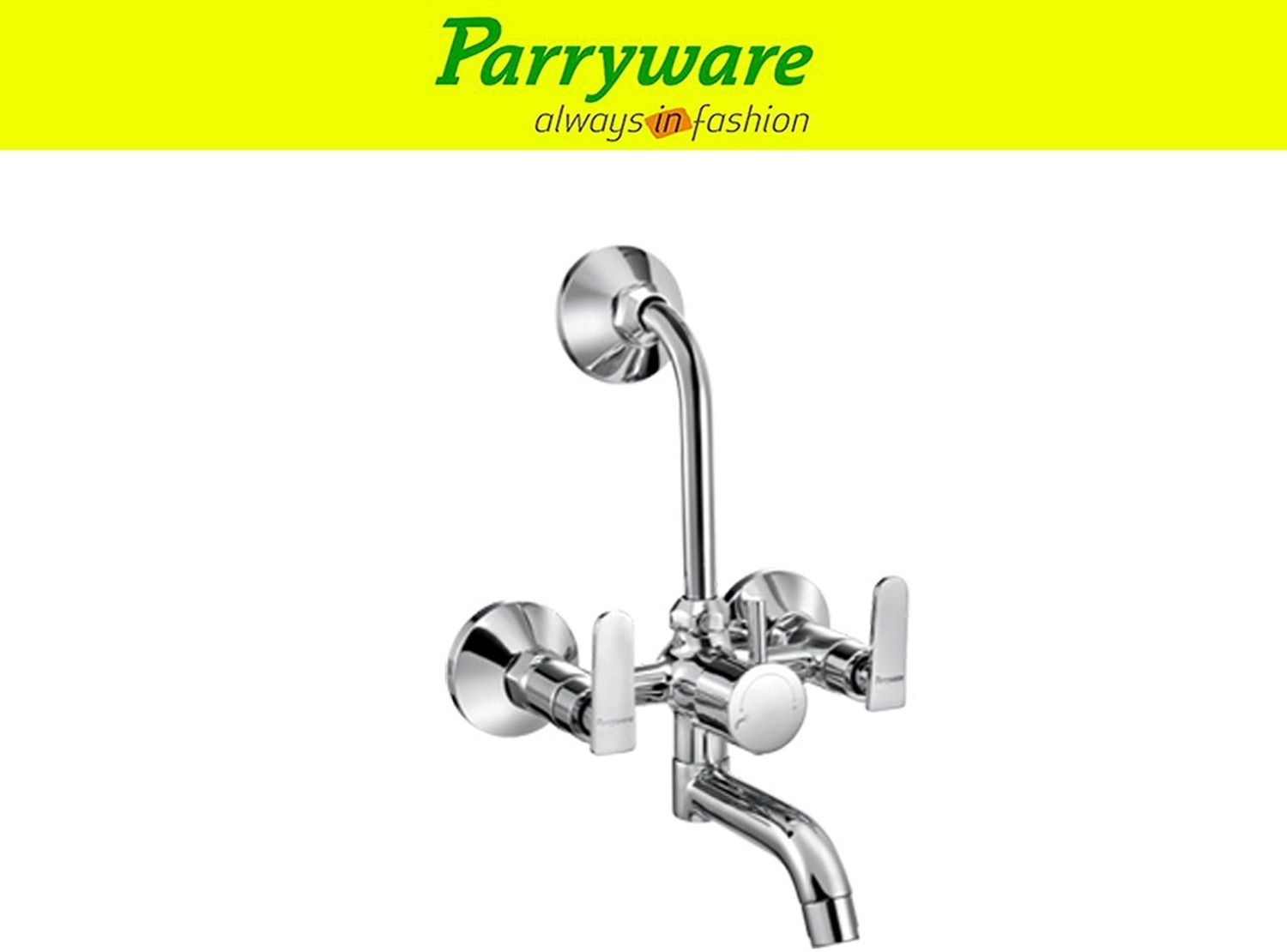 Image of Parryware Casa brass wall mixer 2 in 1 set of 1 pic 038 Casa wallmixer 2 in 1 Wall Mixer Faucet