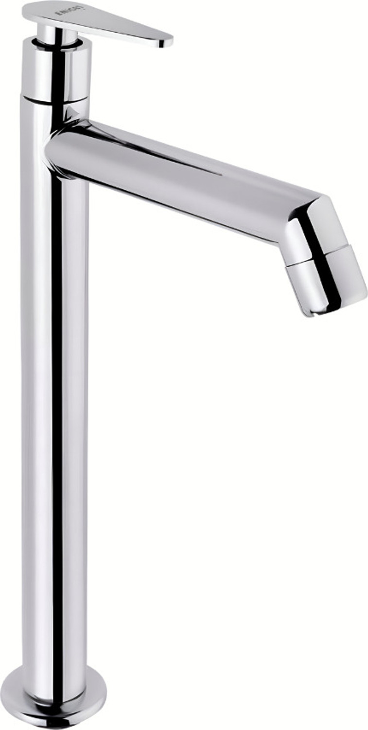 Image of ENICET by - 12 Inch High Neck Pillar Cock, Brass Build, Leak proof, Chrome Plated Table top tap, Wash basin pillar tap,Best table top faucet Pillar Tap Faucet