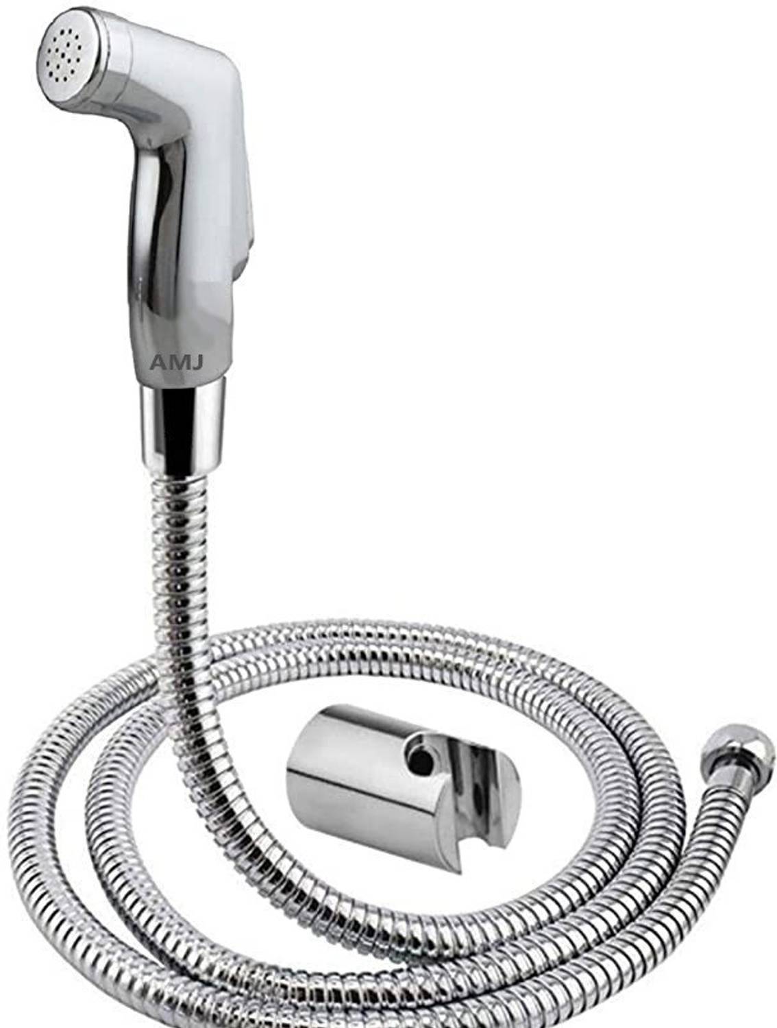 AMJ Jaquar Health faucet (abs)with 1mtr flexible SS Tube and Wall Hook Health  Faucet