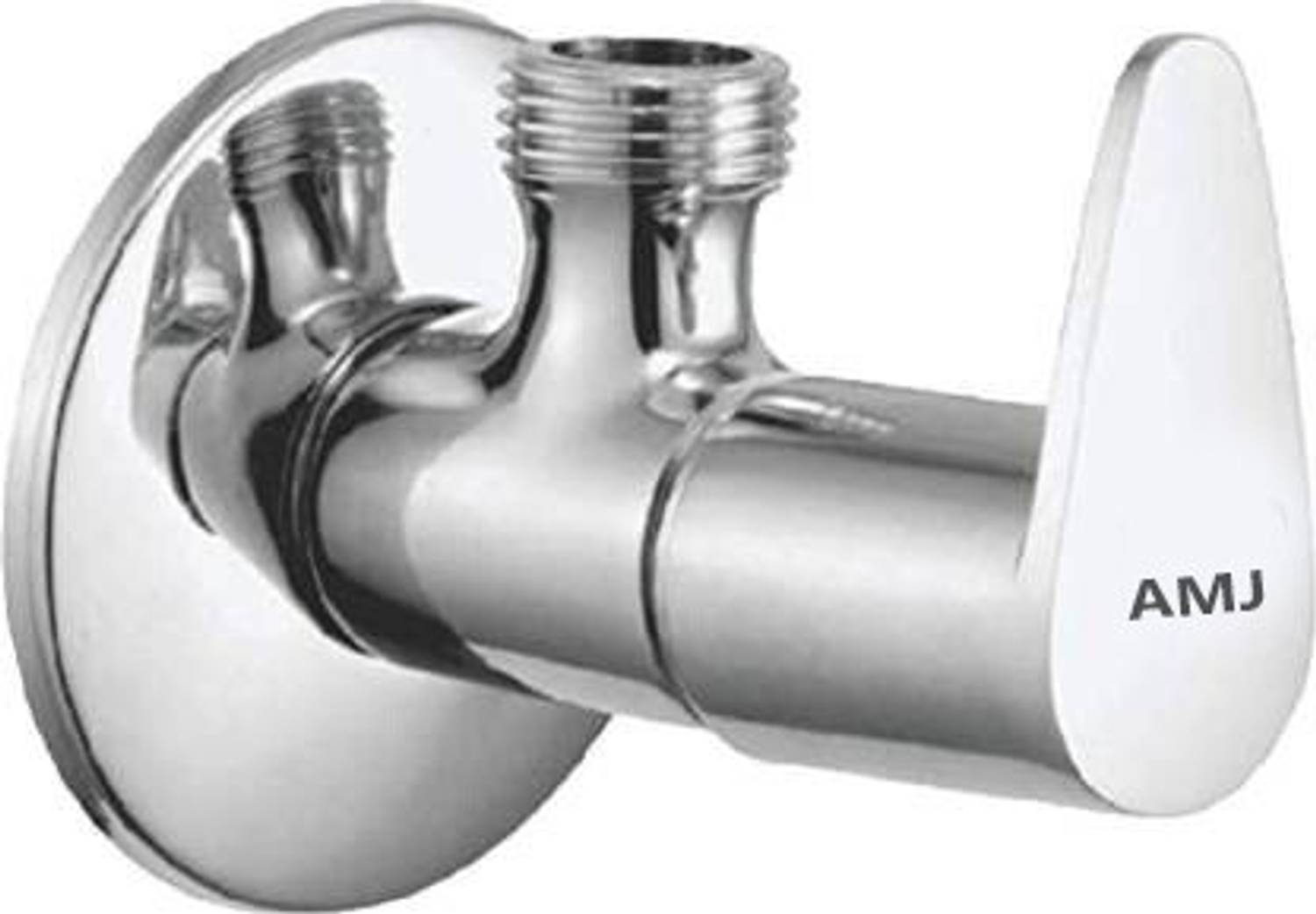 AMJ Premium quality stainless steel JAZZ Angle Cock Chrome Plated - SET OF 1 Angle Cock Faucet