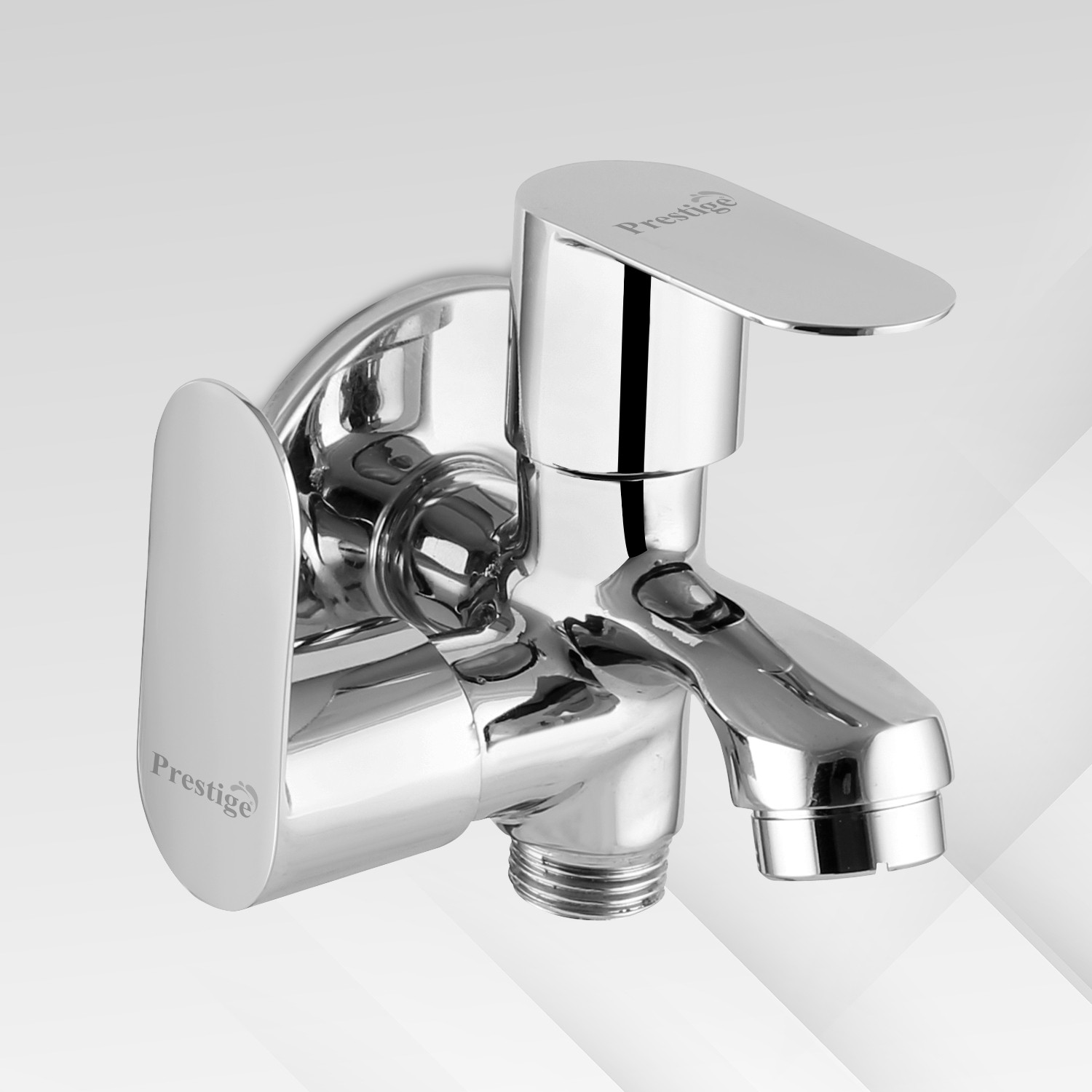 Image of Prestige Ocean Bib Cock 2 Way Twin Elbow Valve Faucet