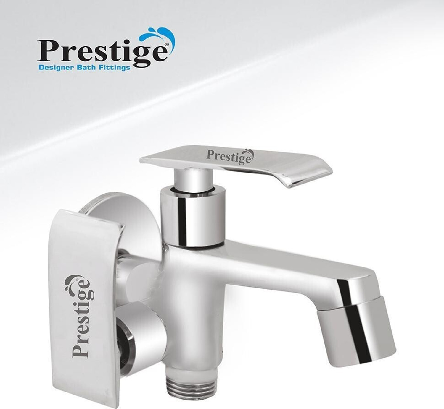 Image of Prestige Qubix Bib Cock 2 Way For Bathroom Bib Tap Faucet