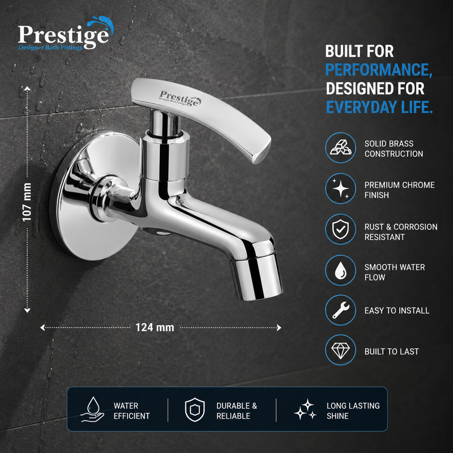 Image of Prestige C-2 Cock-Pack Of 2 Bib Tap Faucet