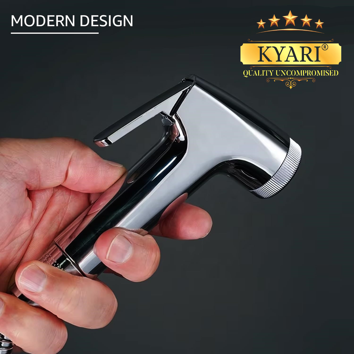 Image of Kyari - ABS Conti Bidget Spray Gun Health Faucet ( Without Tube ) HF-10684 For Toilet / Bathroom / Pet Bath / Garden Health Faucet