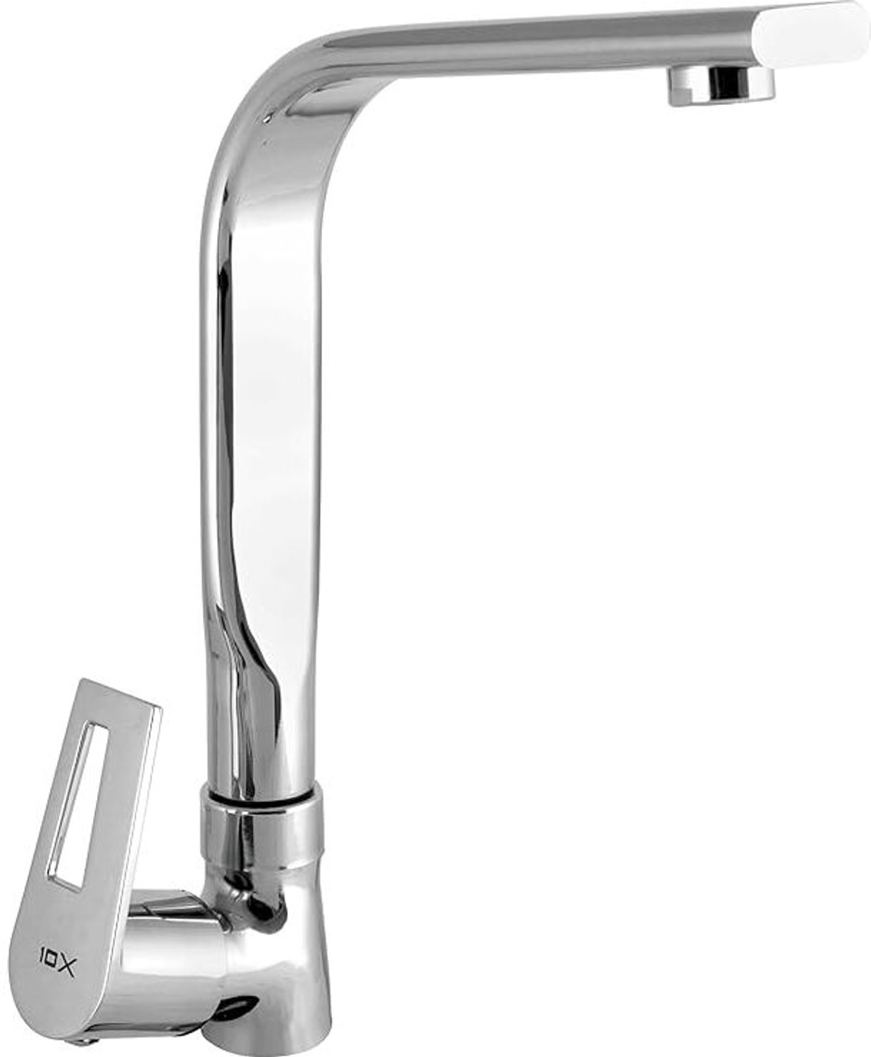 Image of 10x by 10X Rotateable Brass Swan Neck Tap SN-9847 for Washbasin /Kitchen Swan Neck Faucet