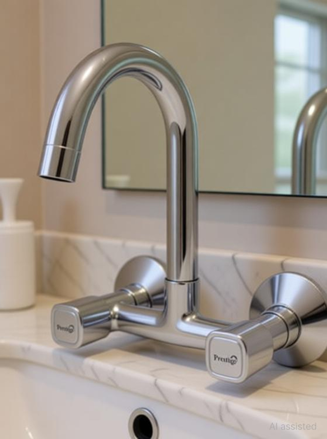 Image of Prestige DIXY Sink Mixer Sink Mixer Taps For Kitchen Sink Mixer 360 Rotate Wall Mixer Faucet