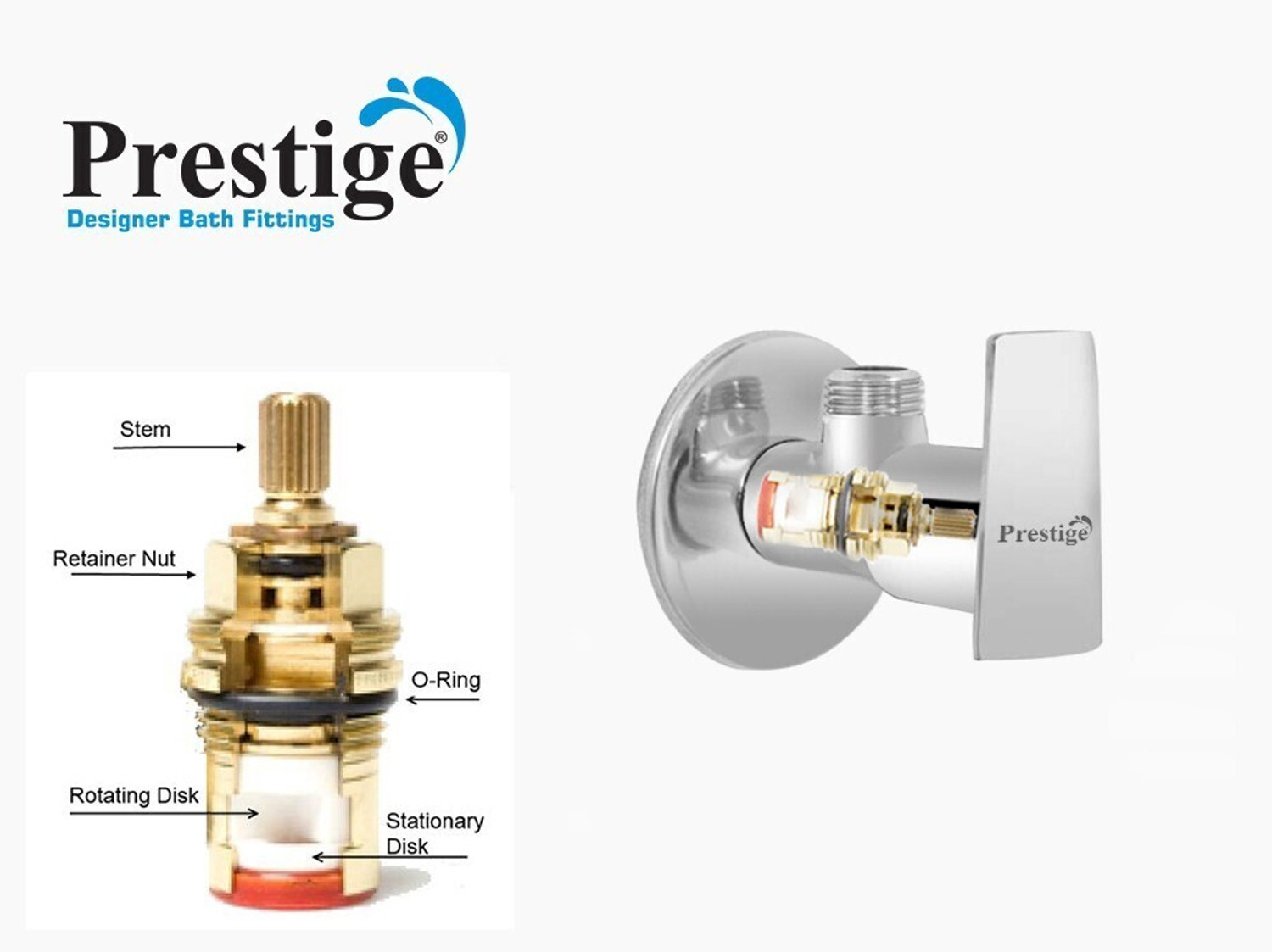 Image of Prestige Spa Angle Cock Faucet