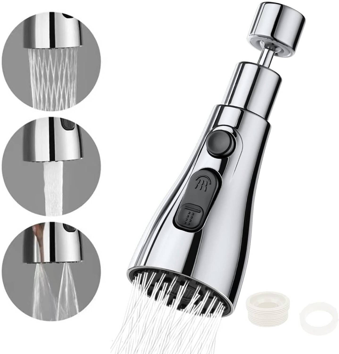 KEMLOZE 360° Rotating Faucet Splash Head - Image 1