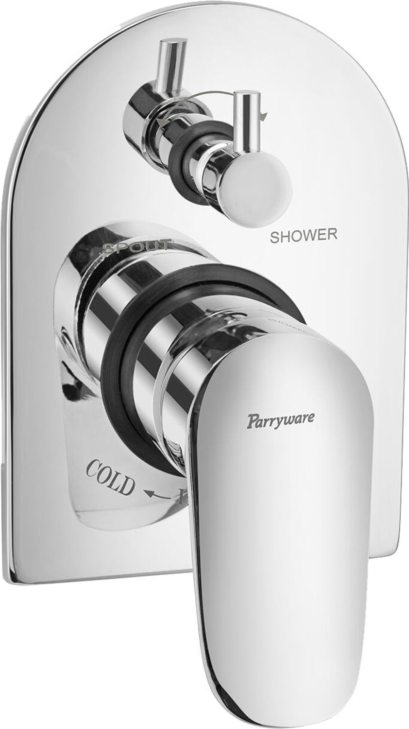 Image of Parryware Alpha 3 way conceald diverter body + upper trim 033 Alpha Diverter with upper trim Diverter Faucet