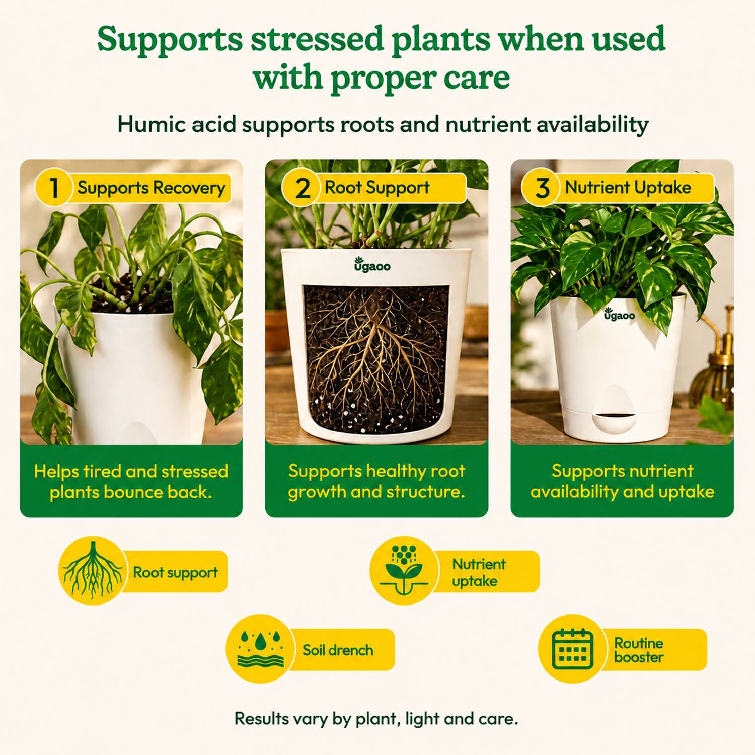 UGAOO Humic Acid Organic Soil Conditioner and Fertilizer - Image 3