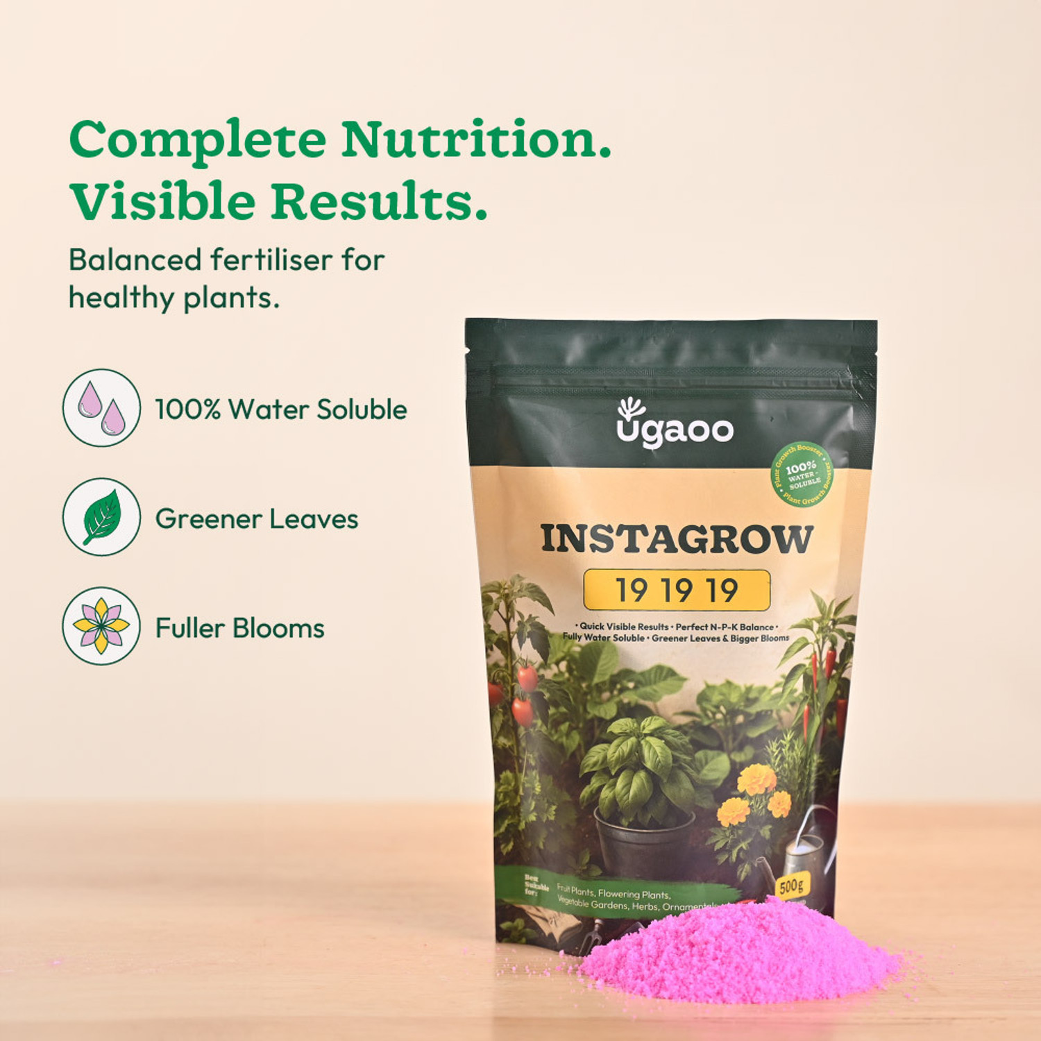 Image of UGAOO InstaGrow NPK 19:19:19 Fertilizer Biofertilizer