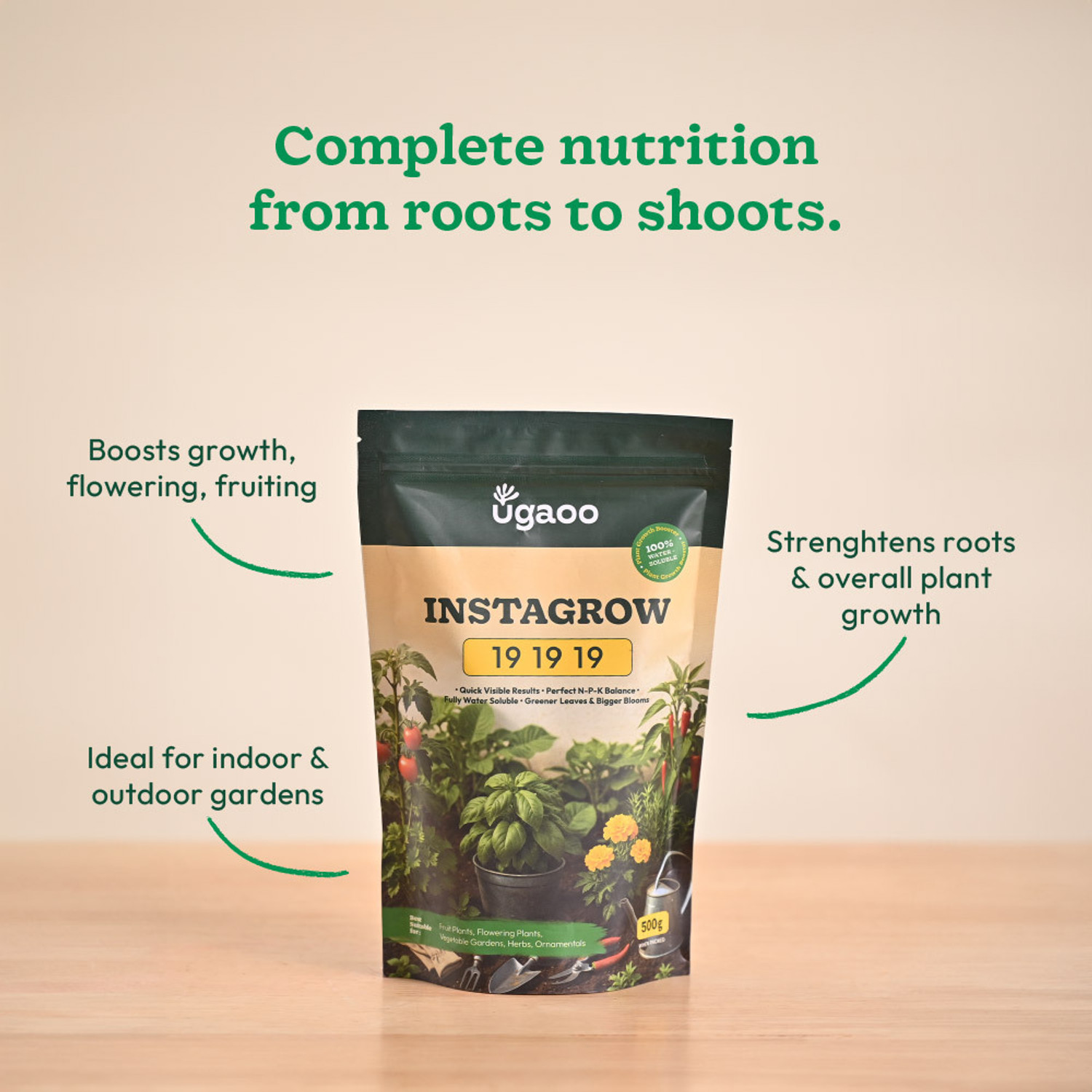 Image of UGAOO InstaGrow NPK 19:19:19 Fertilizer Biofertilizer