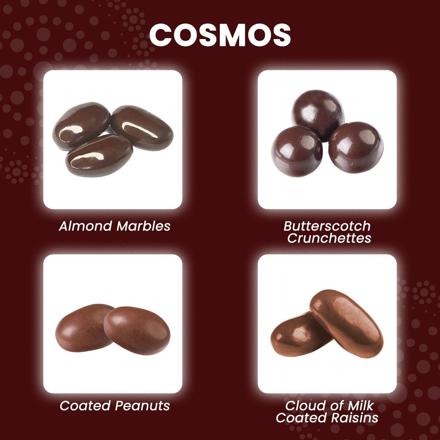 Choko La Cosmos Tin Box | Milk & Dark Premium Chocolate With Dry