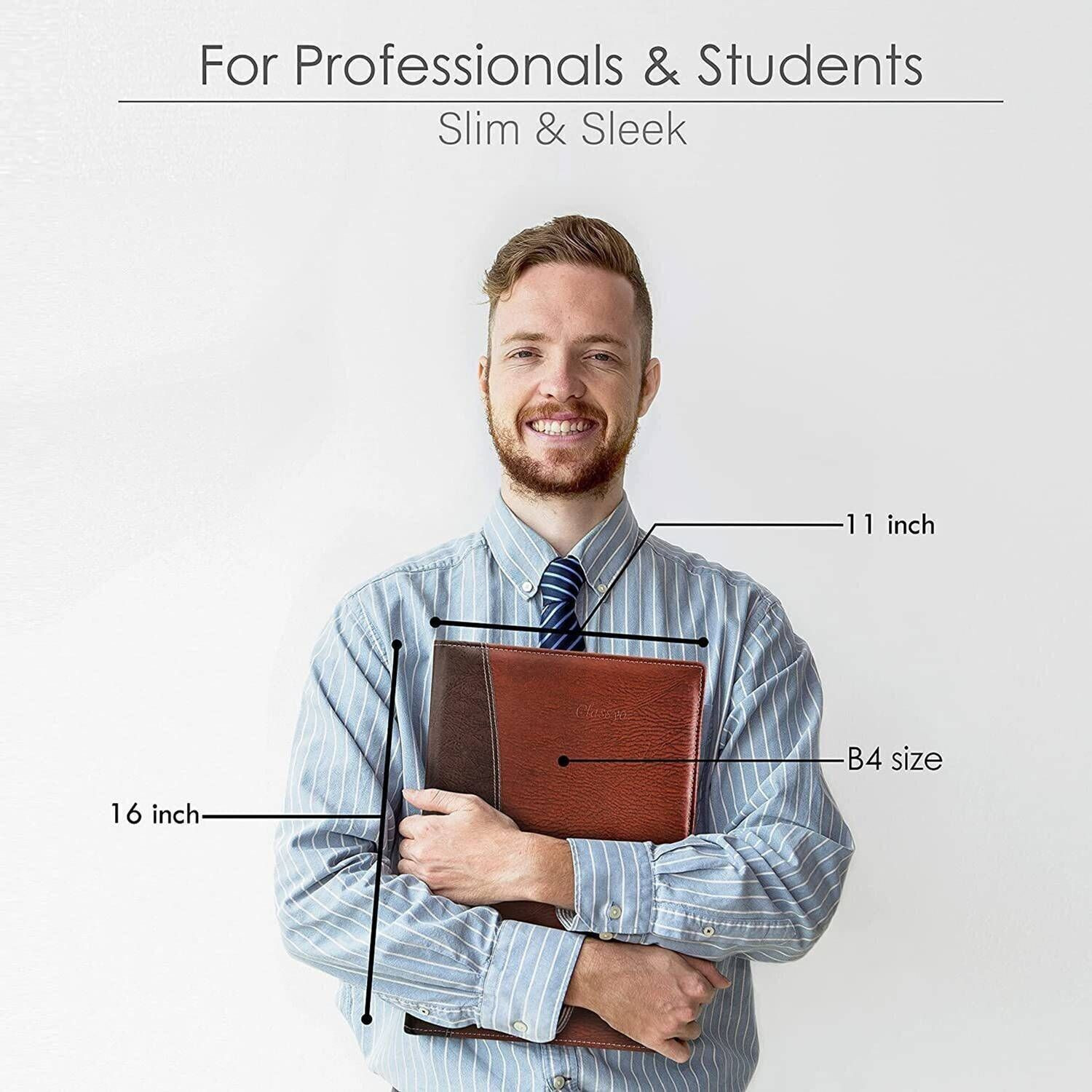 Image of Rioon PU Leather Documents Holder