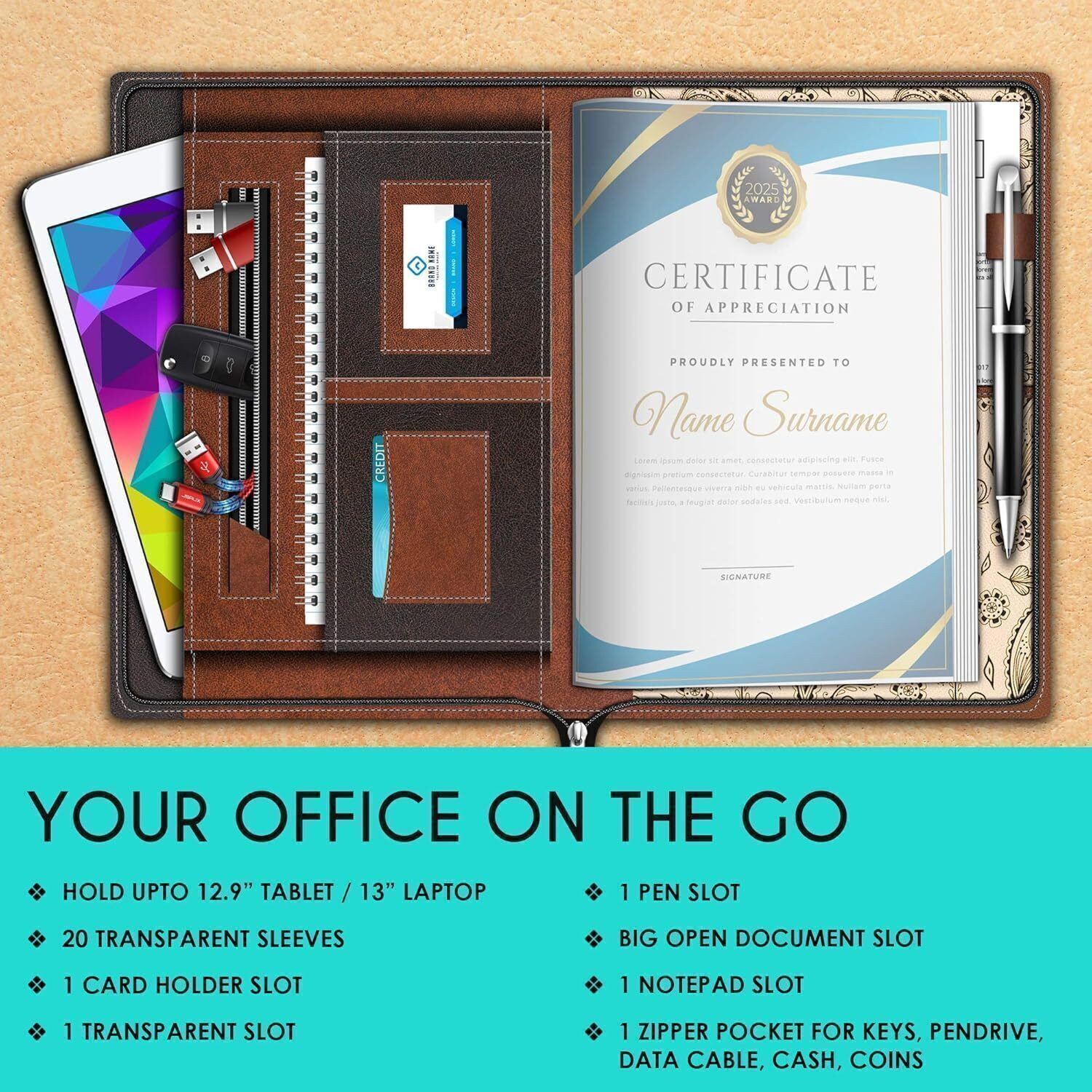 Image of Eos Leatherette B4 Multipurpose Professional Multipurpose Professional Document File
