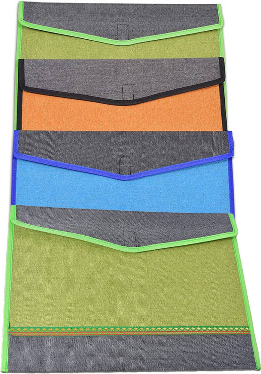 CAMPIO Jute Bag Deluxe Environment Friendly File Folder Container for Stationery & Papers