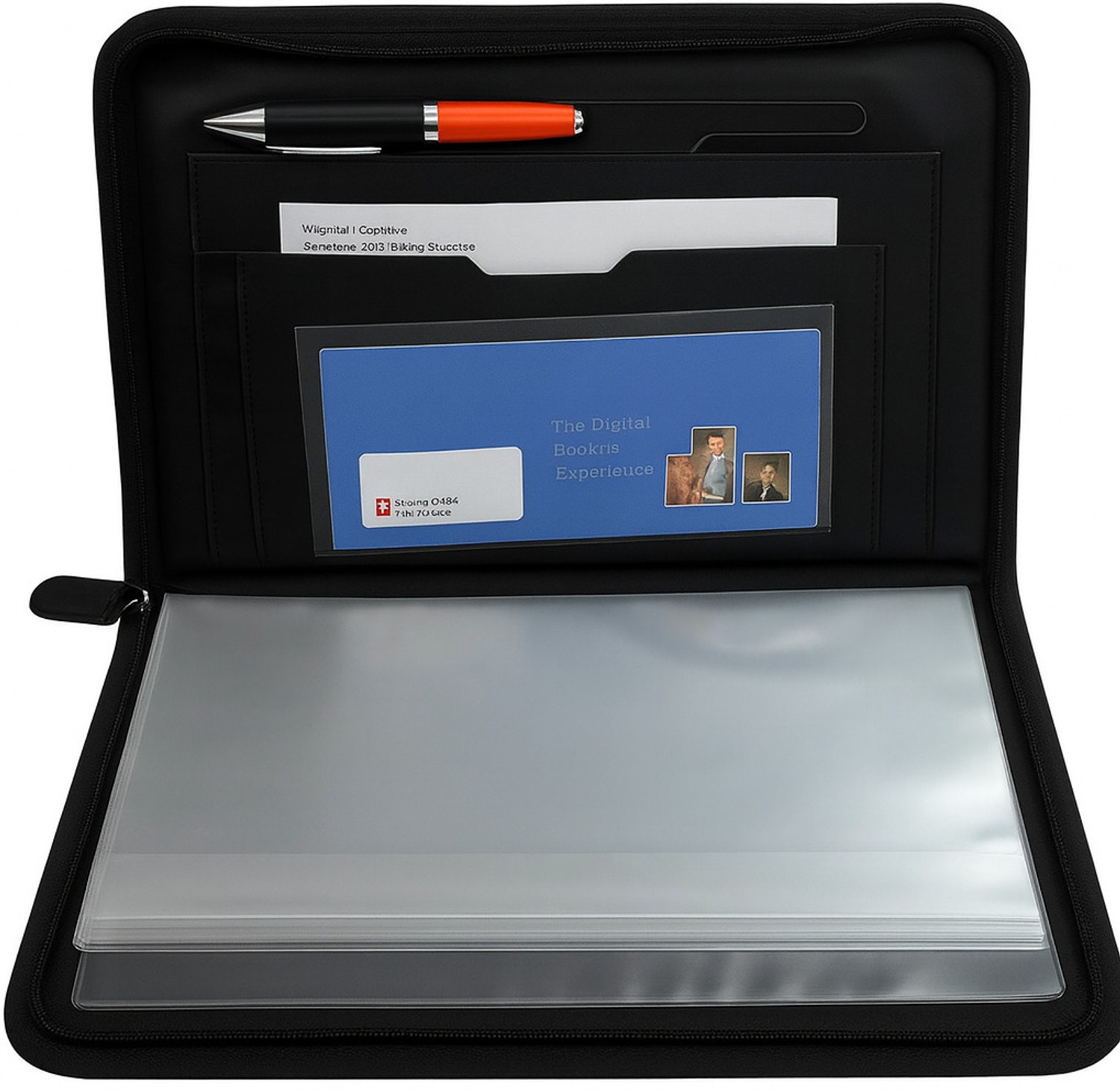 Image of filenest PU Leather Textured Executive Document Portfolio