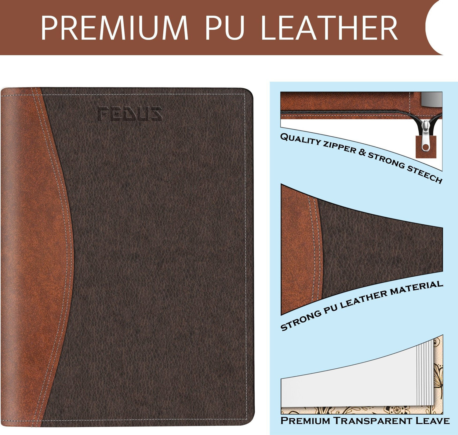 Image of Fedus Leatherette File Folder