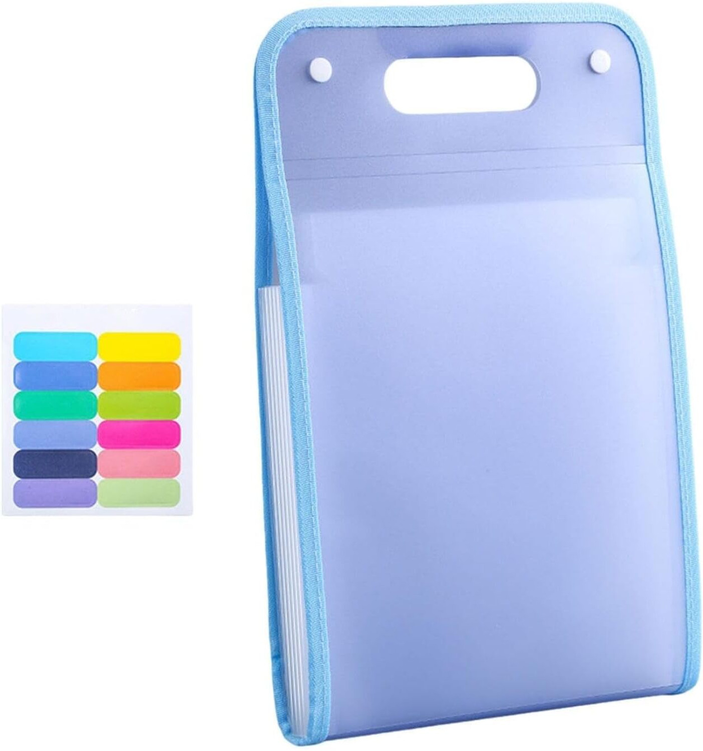 Image of otak Polypropylene High Quality Official Paper Storage File Rack Document Organizer 13 Folder (Set Of 1, Blue)